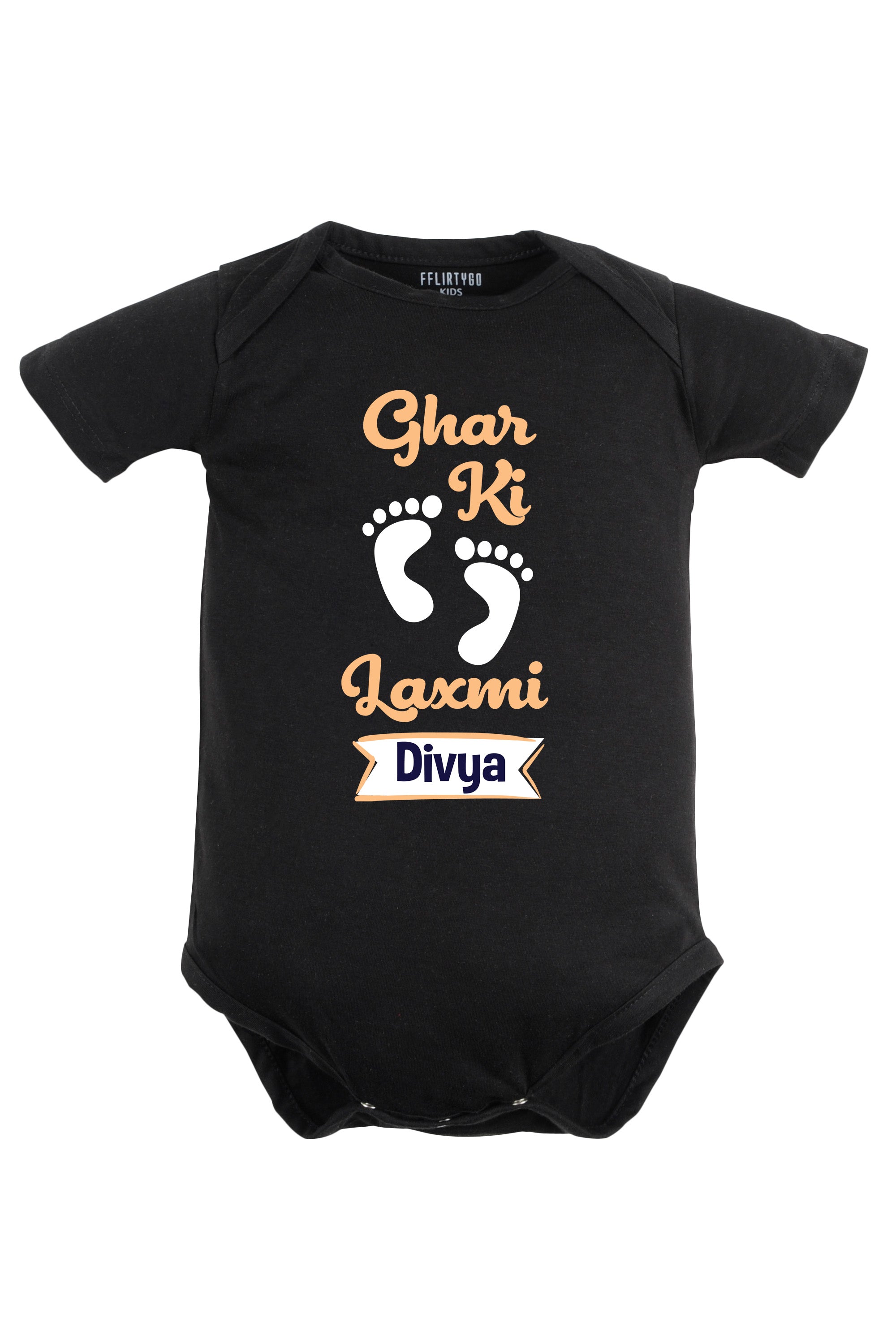 Ghar Ki Laxmi Baby Romper | Onesies w/ Custom Name