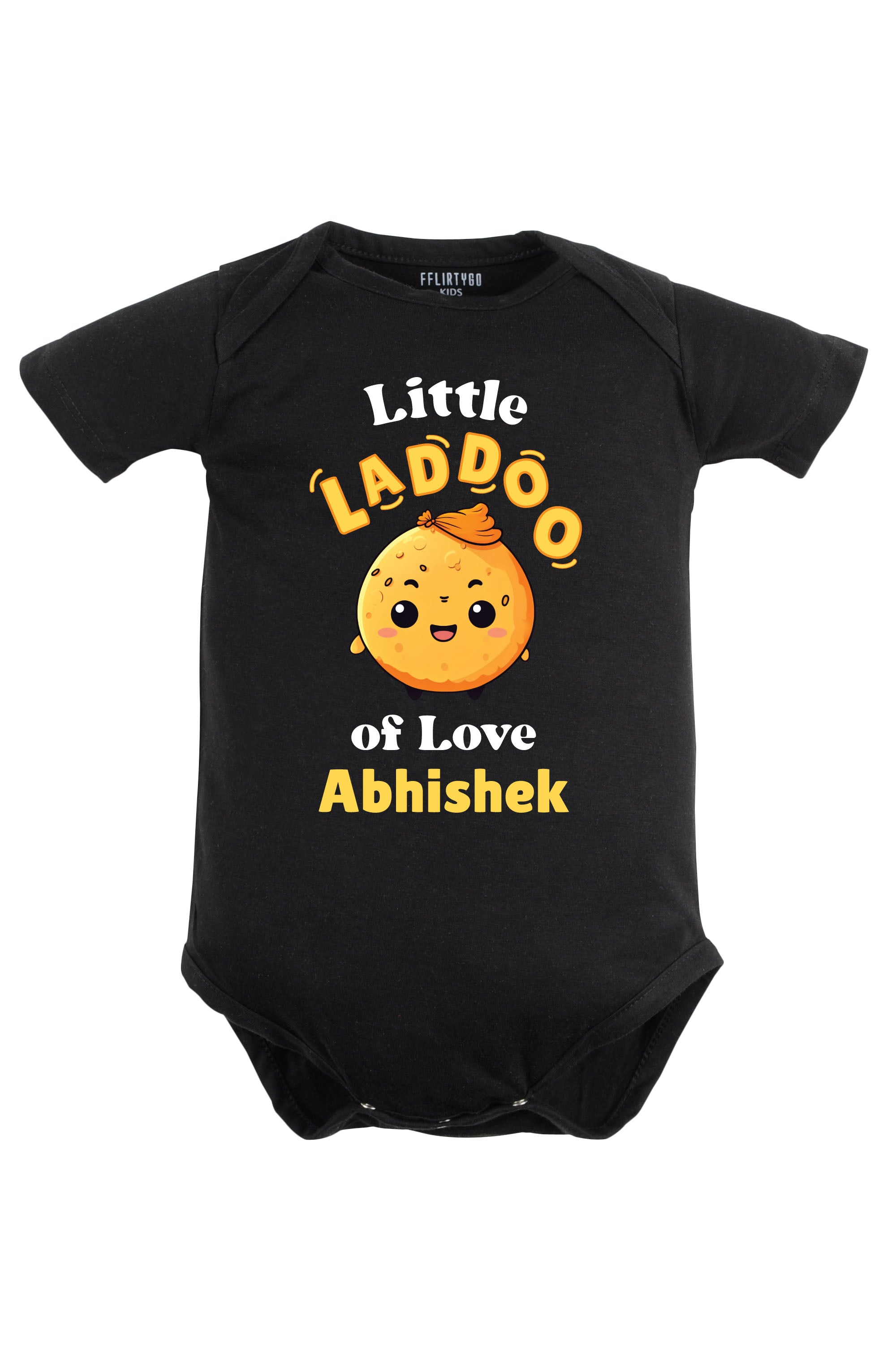 Little Laddoo Of Love Baby Romper | Onesies w/ Custom Name