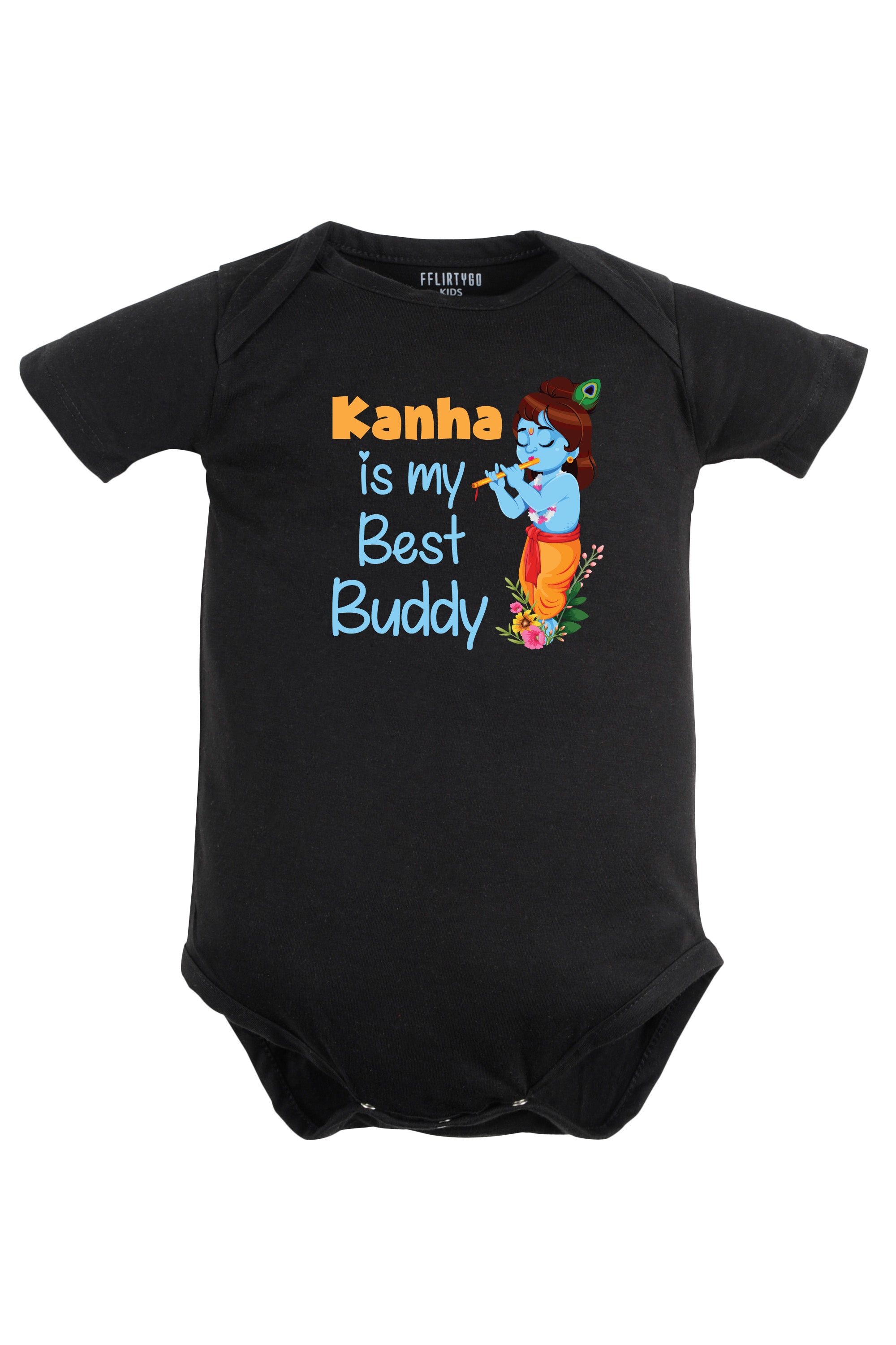 Kanha Is My Best Buddy Baby Romper | Onesies