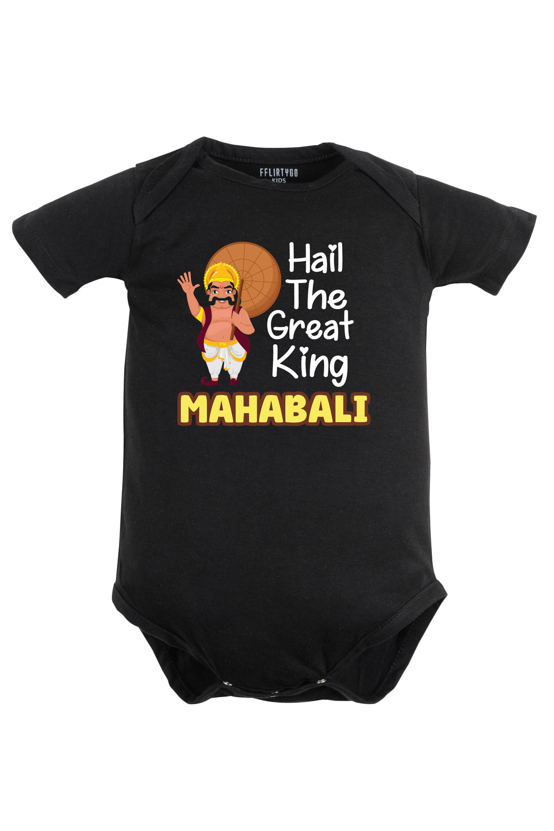 Hail The Great King Mahabali Baby Romper | Onesies