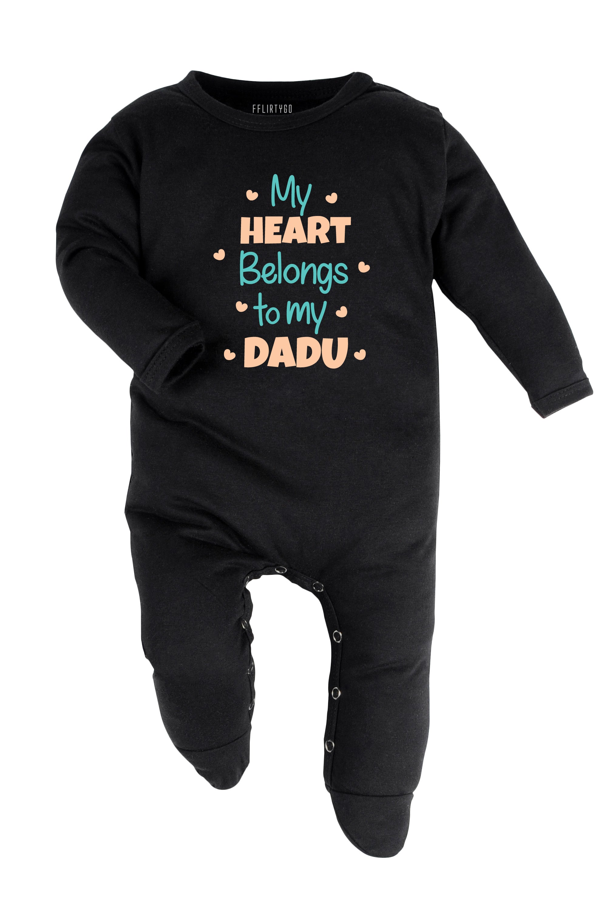 My Heart Belongs to My Dadu Baby Romper | Onesies