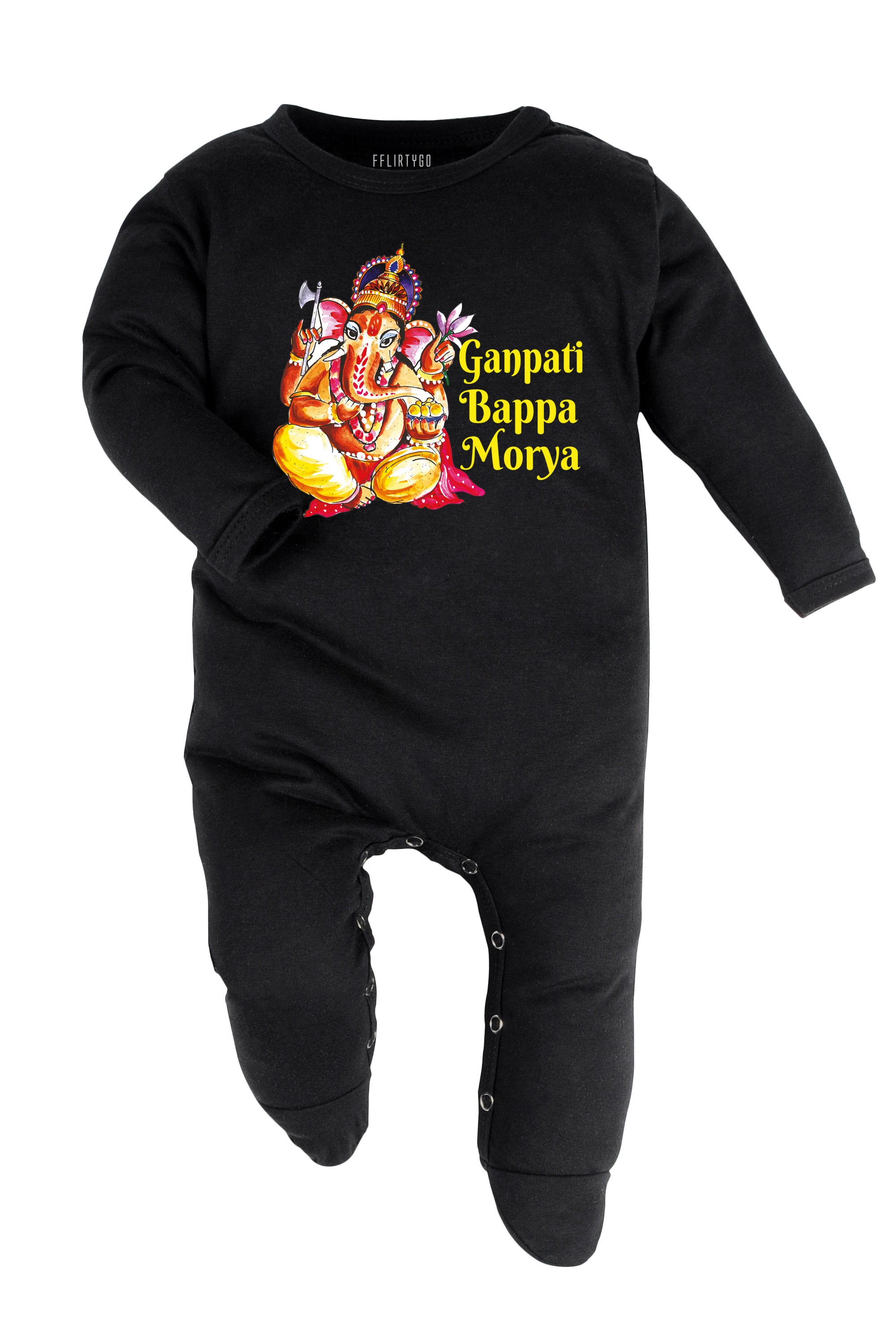 Ganpati Bappa Morya Baby Romper | Onesies