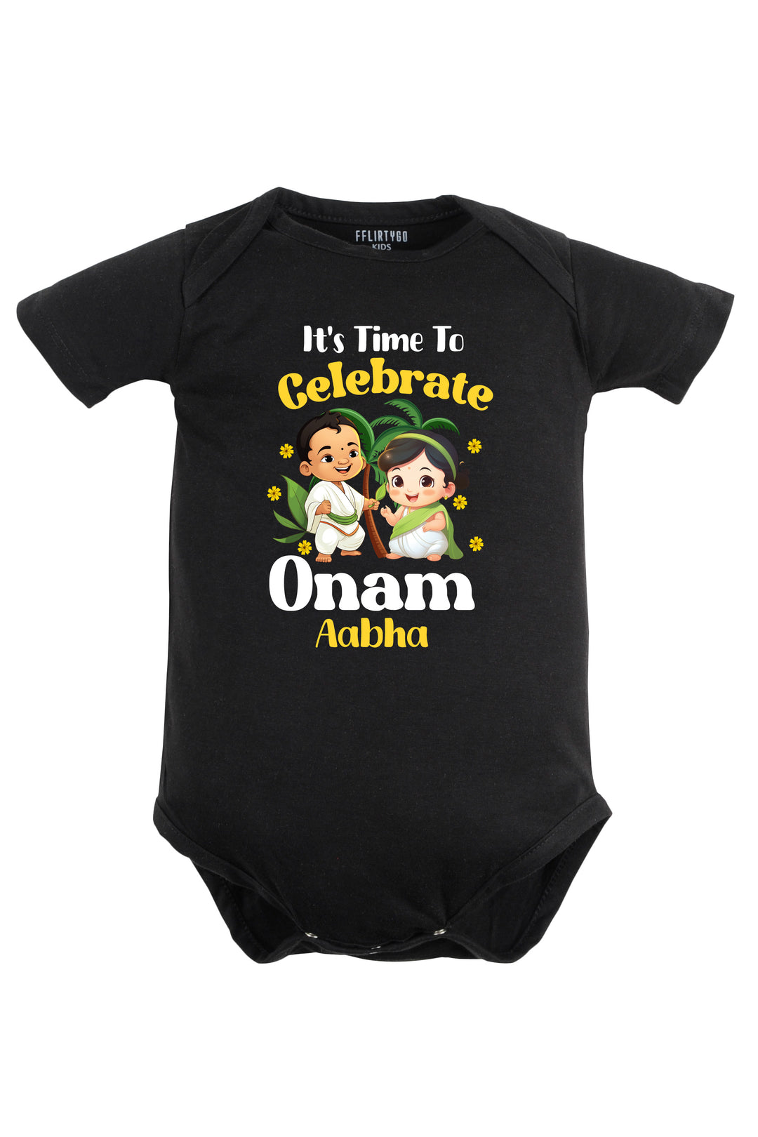 It's Time To Celebrate Onam Baby Romper | Onesies w/ Custom Name