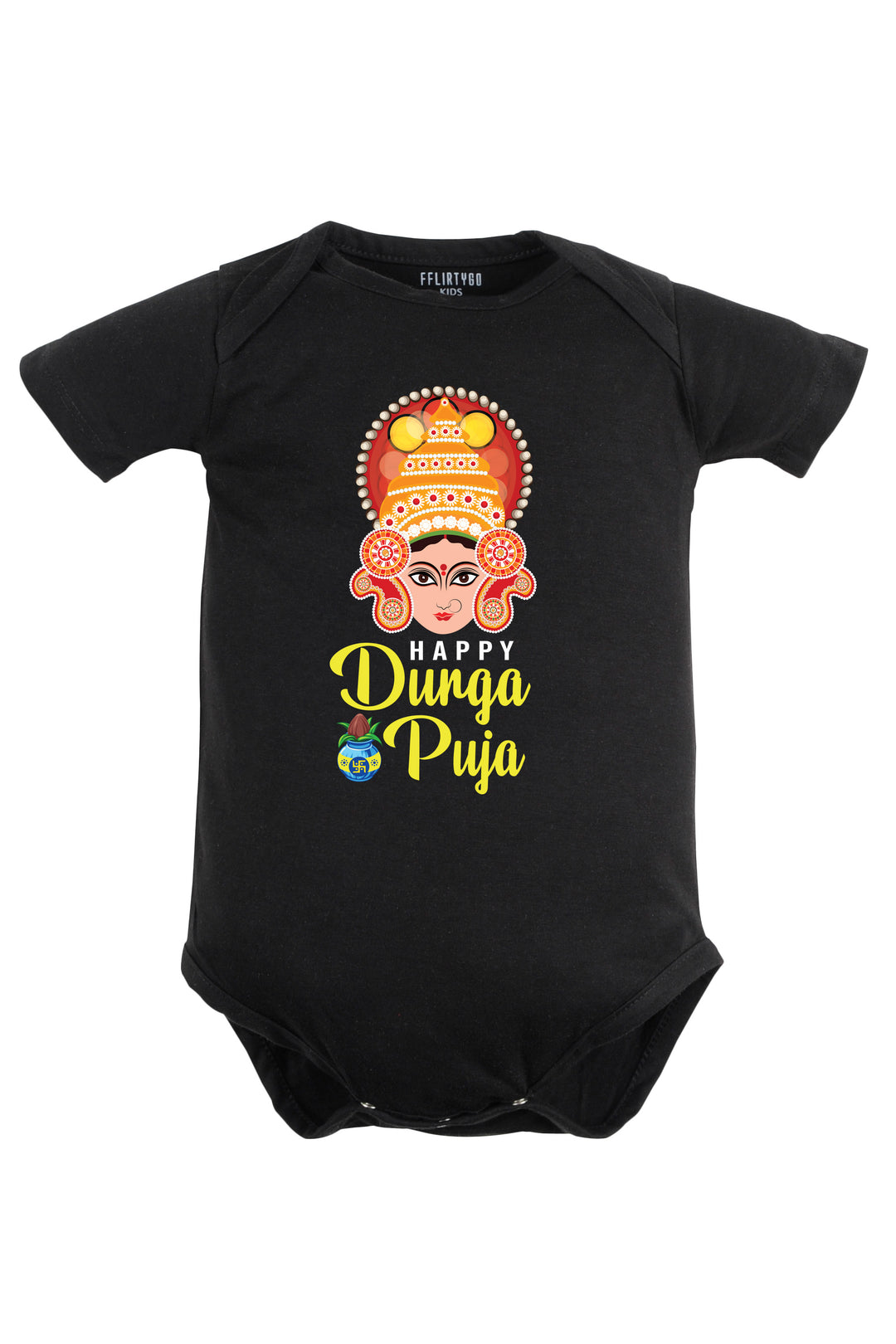 Happy Durga Puja Baby Romper | Onesies