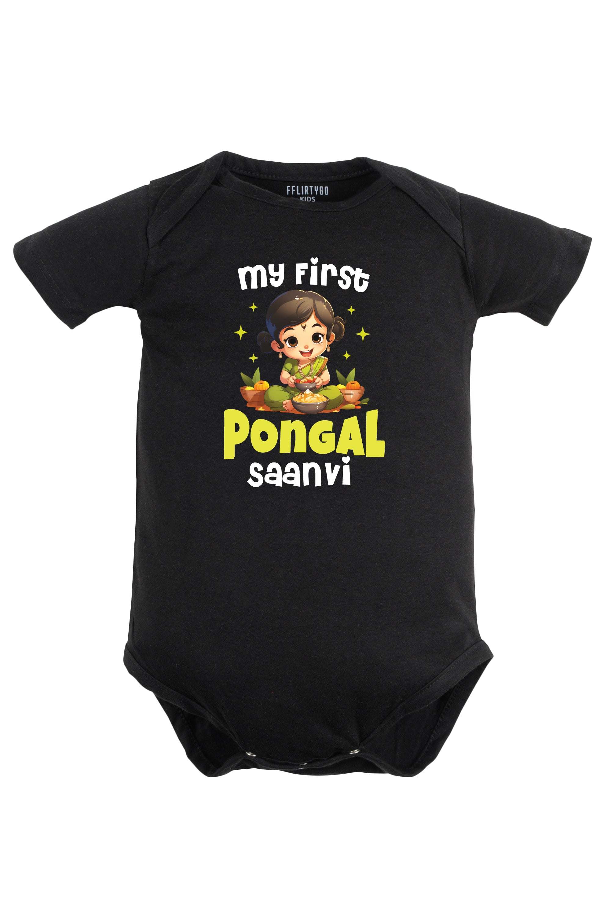 My First pongal (Girl) Baby Romper | Onesies w/ Custom Name