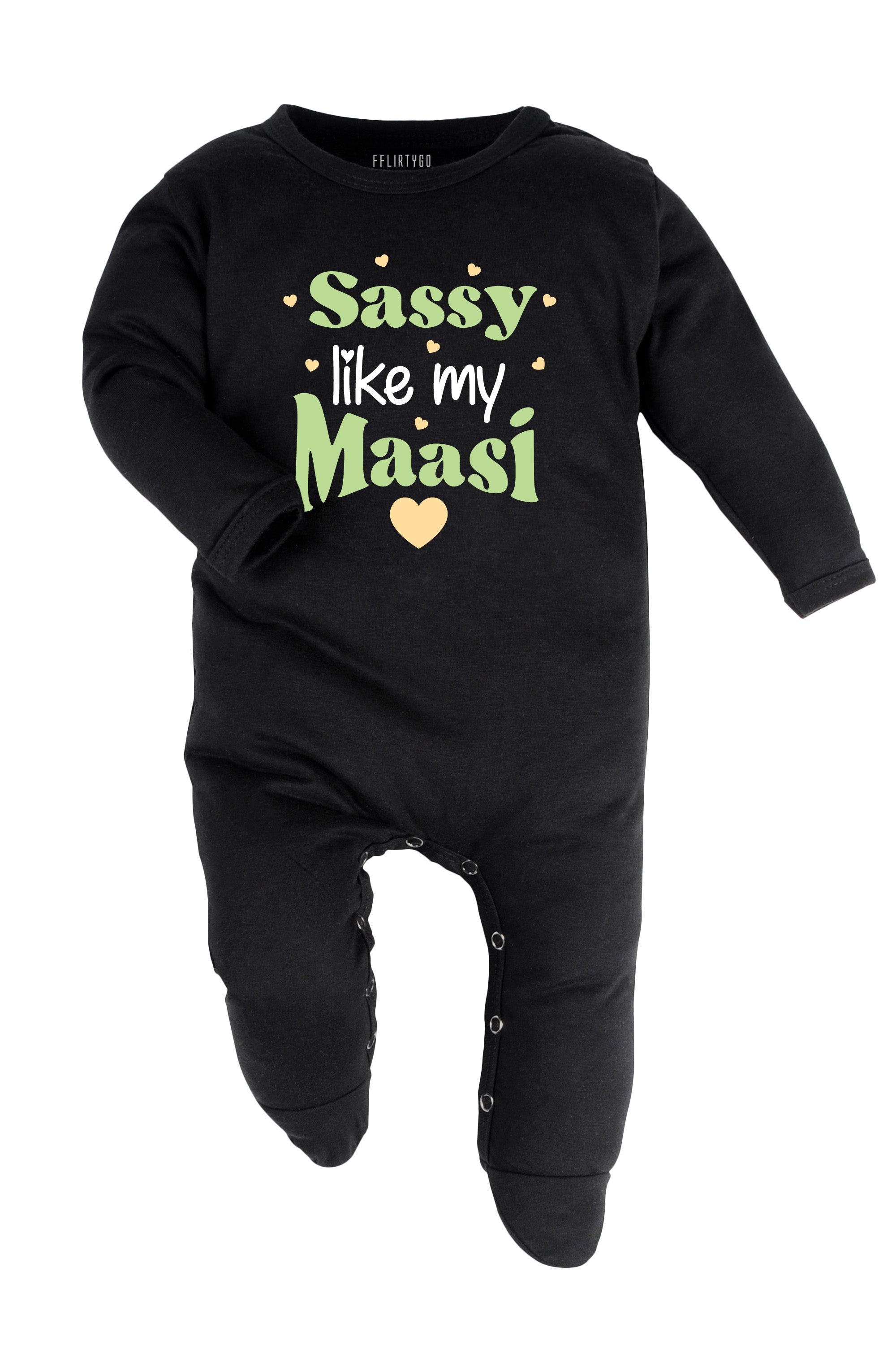 Sassy Like My Maasi Baby Romper | Onesies