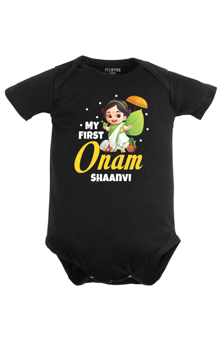 My First Onam Baby Romper | Onesies w/ Custom Name