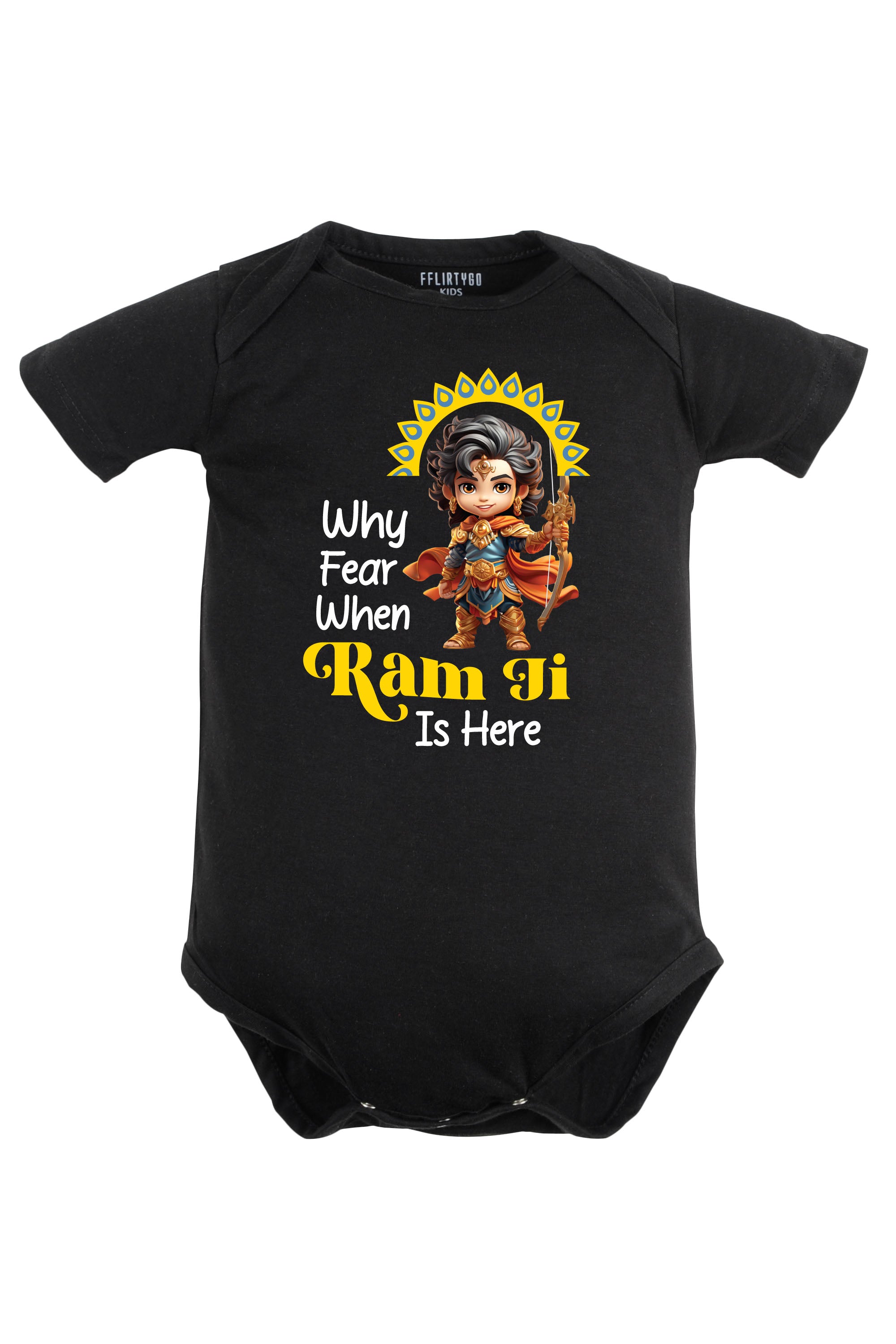 Why Fear When Ram ji Is Here Baby Romper | Onesies