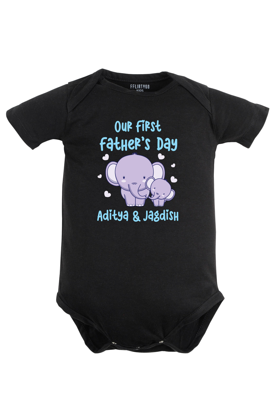 Our First Father's Day Baby Romper | Onesies w/ Custom Name