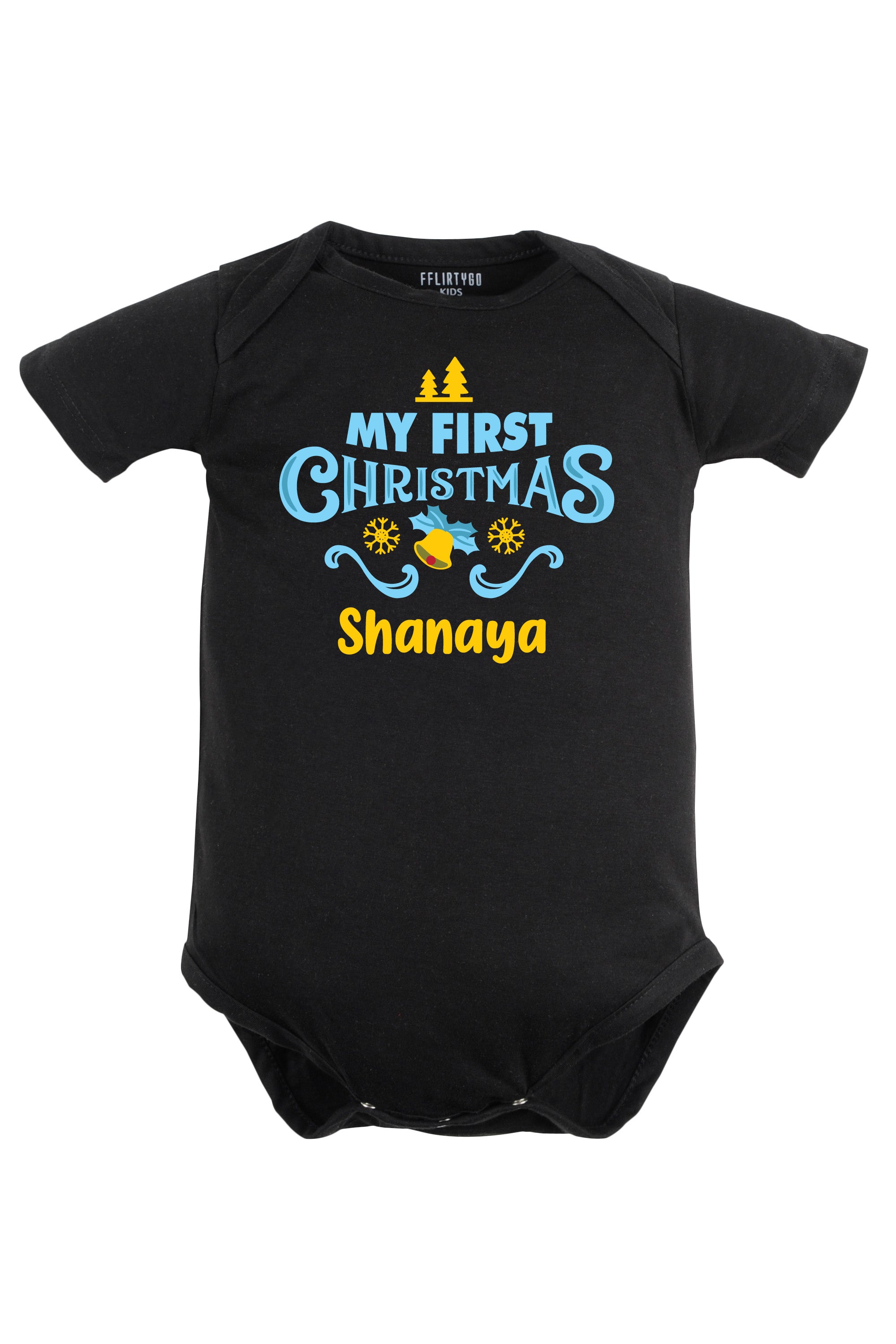 My First Christmas Baby Romper | Onesies w/ Custom Name