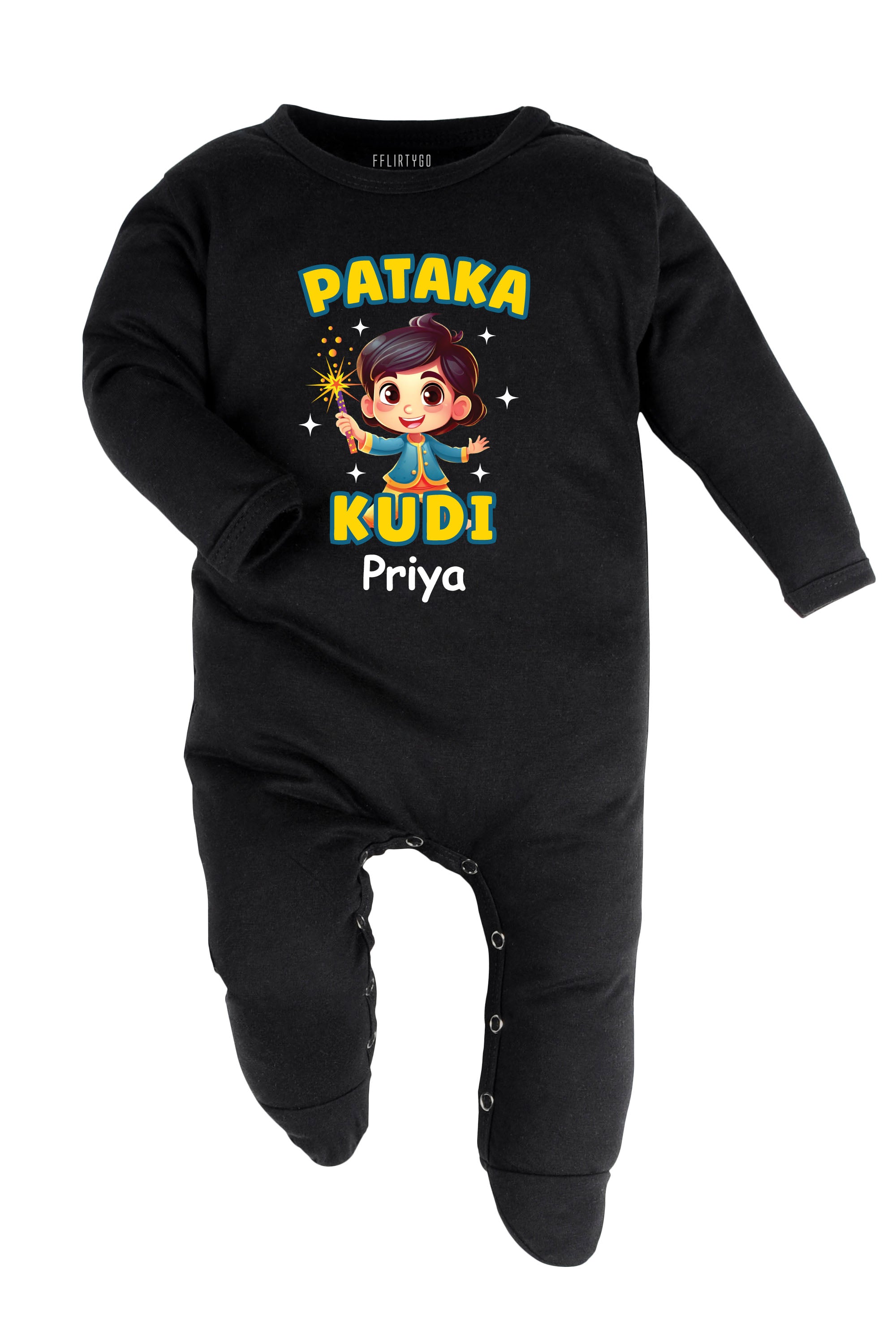 Pataka Kudi Baby Romper | Onesies w/ Custom Name