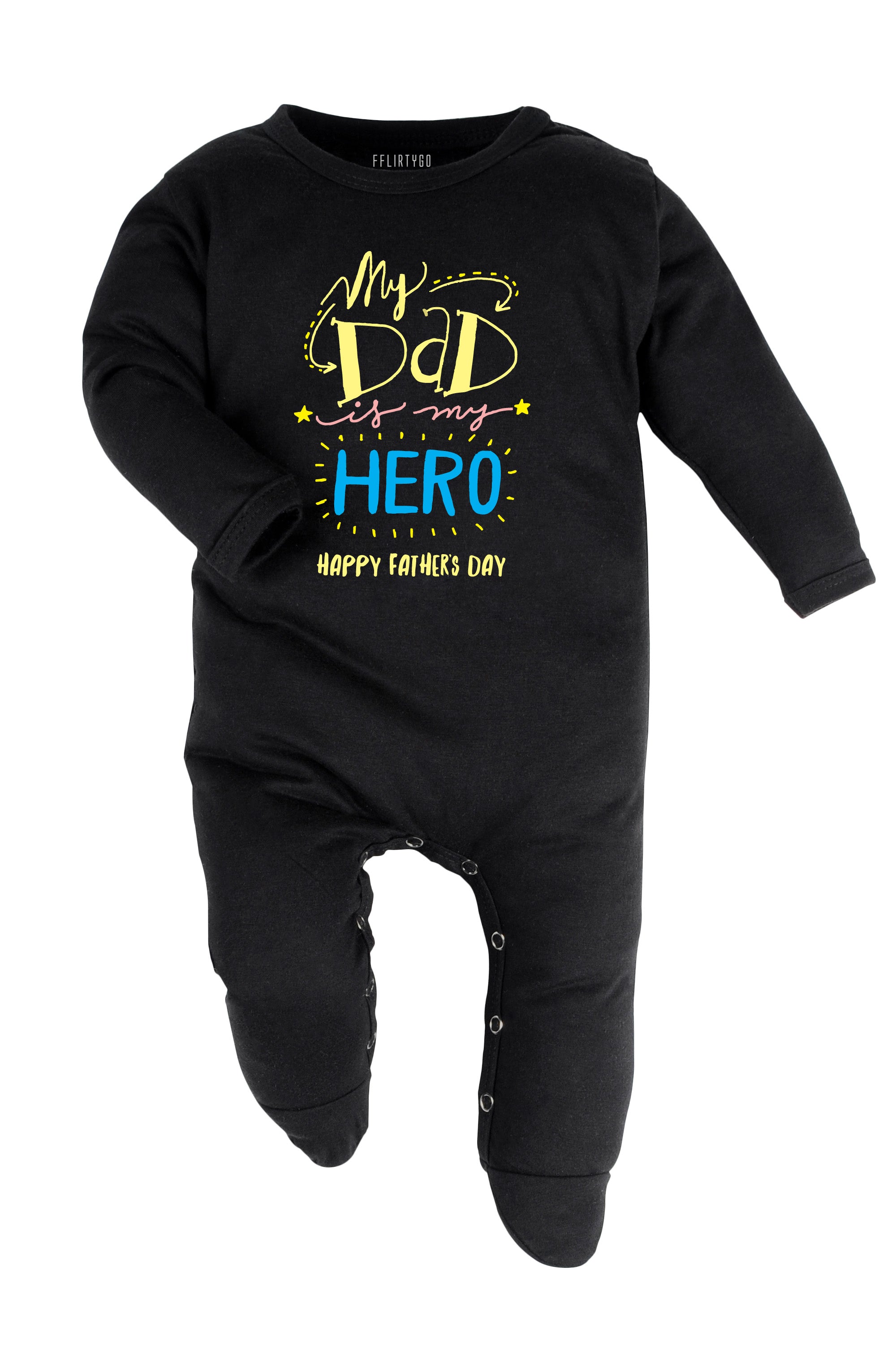 My Dad Is My Hero Baby Romper | Onesies