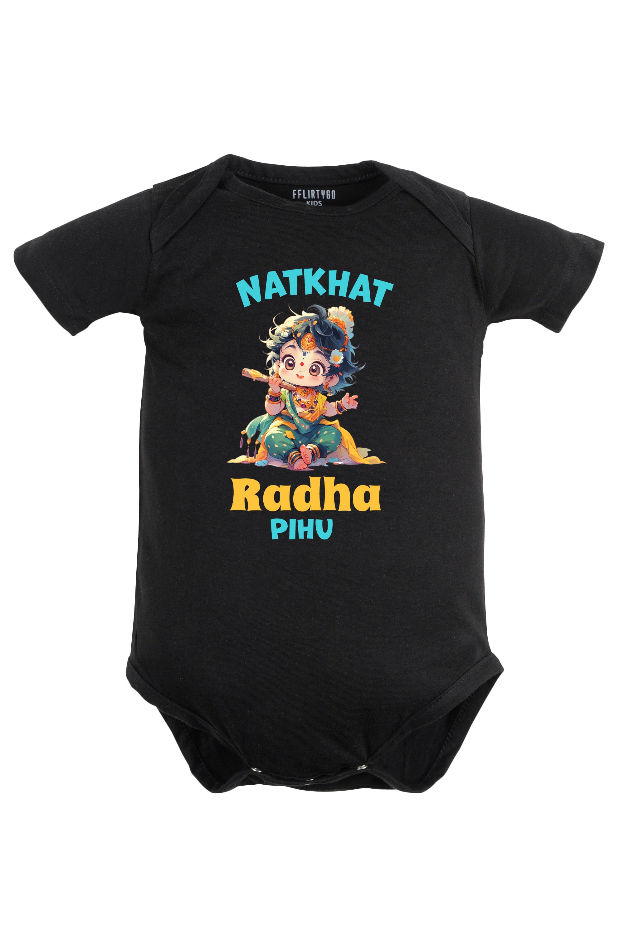 Natkhat Radha Baby Romper | Onesies w/ Custom Name