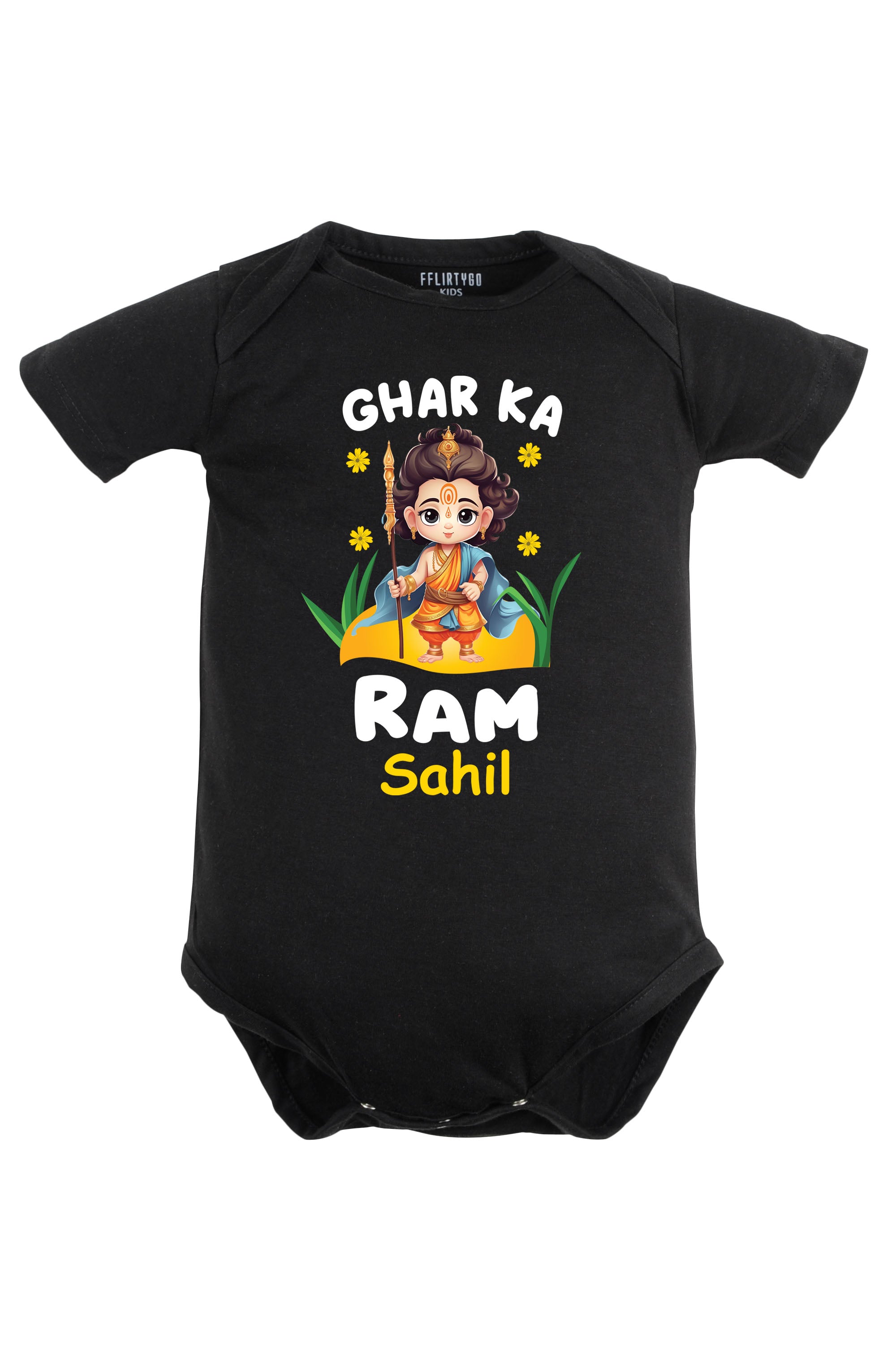 Ghar Ka Ram Baby Romper | Onesies w/ Custom Name