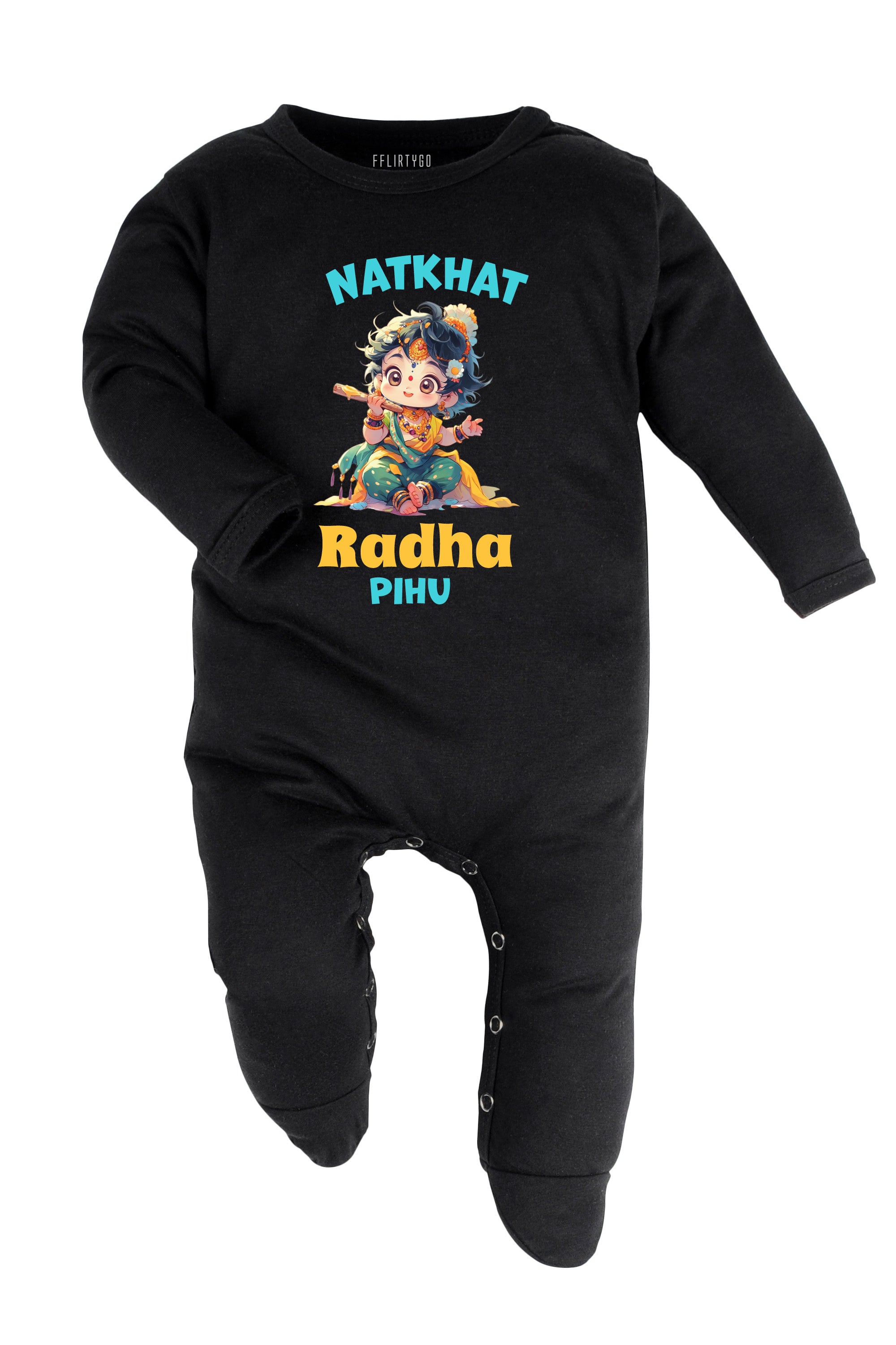 Natkhat Radha Baby Romper | Onesies w/ Custom Name