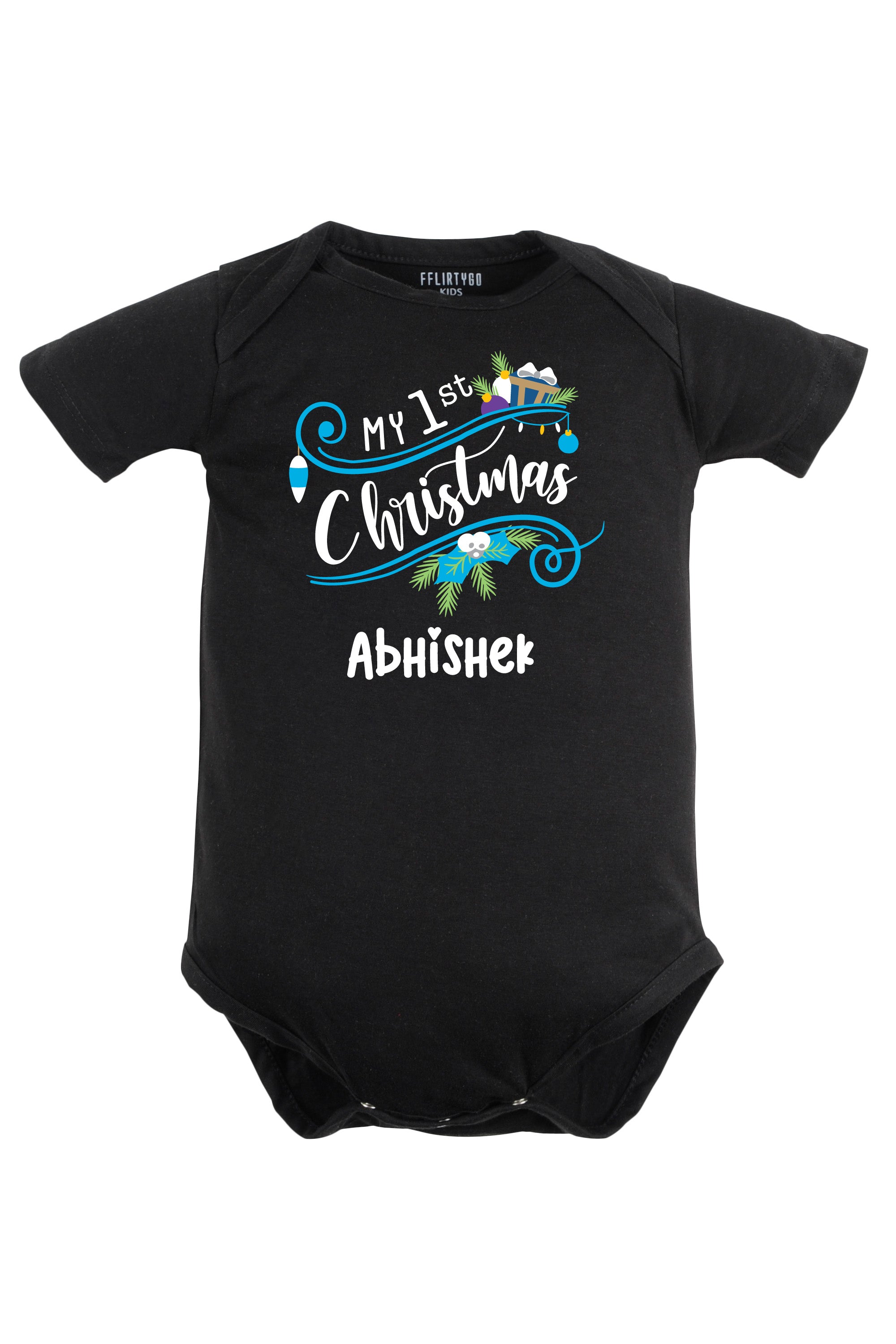 My 1st Christmas Baby Romper | Onesies w/ Custom Name