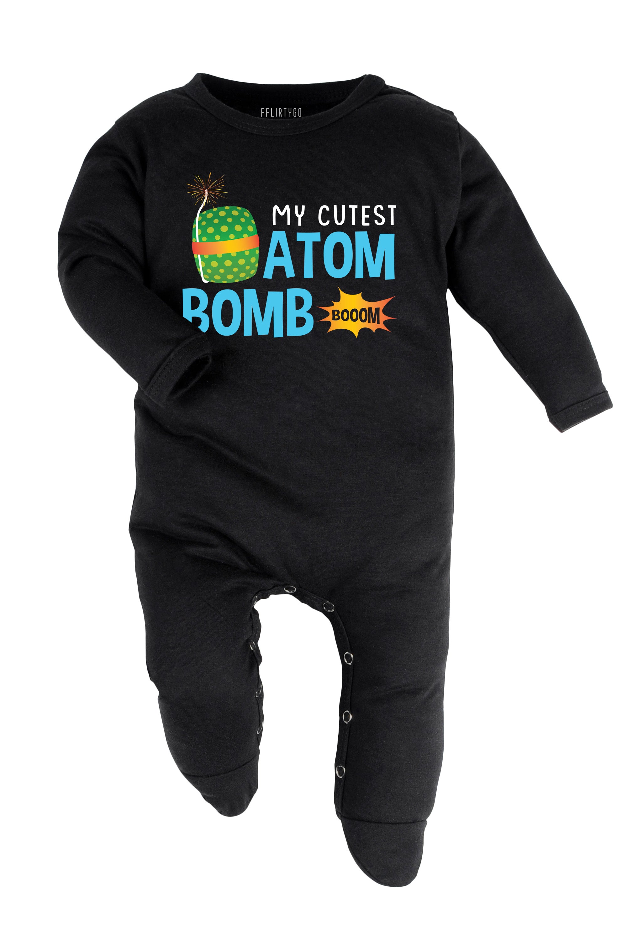 My Cutest Atom Bomb Baby Romper | Onesies