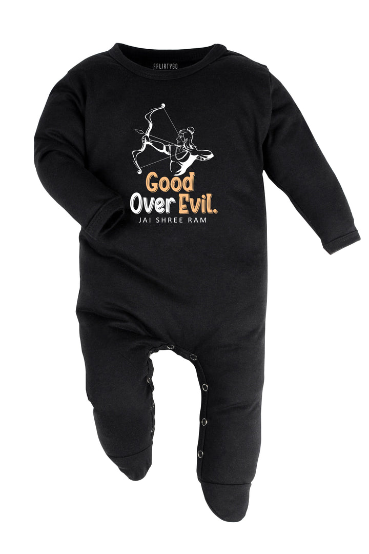 Good Over Evil Jai Shree Ram Baby Romper | Onesies