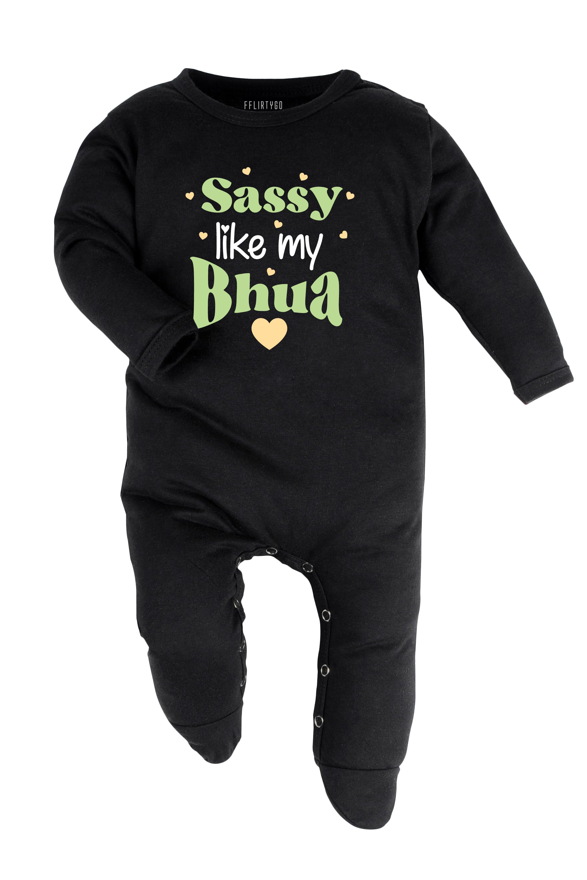 Sassy Like My Bhua Baby Romper | Onesies