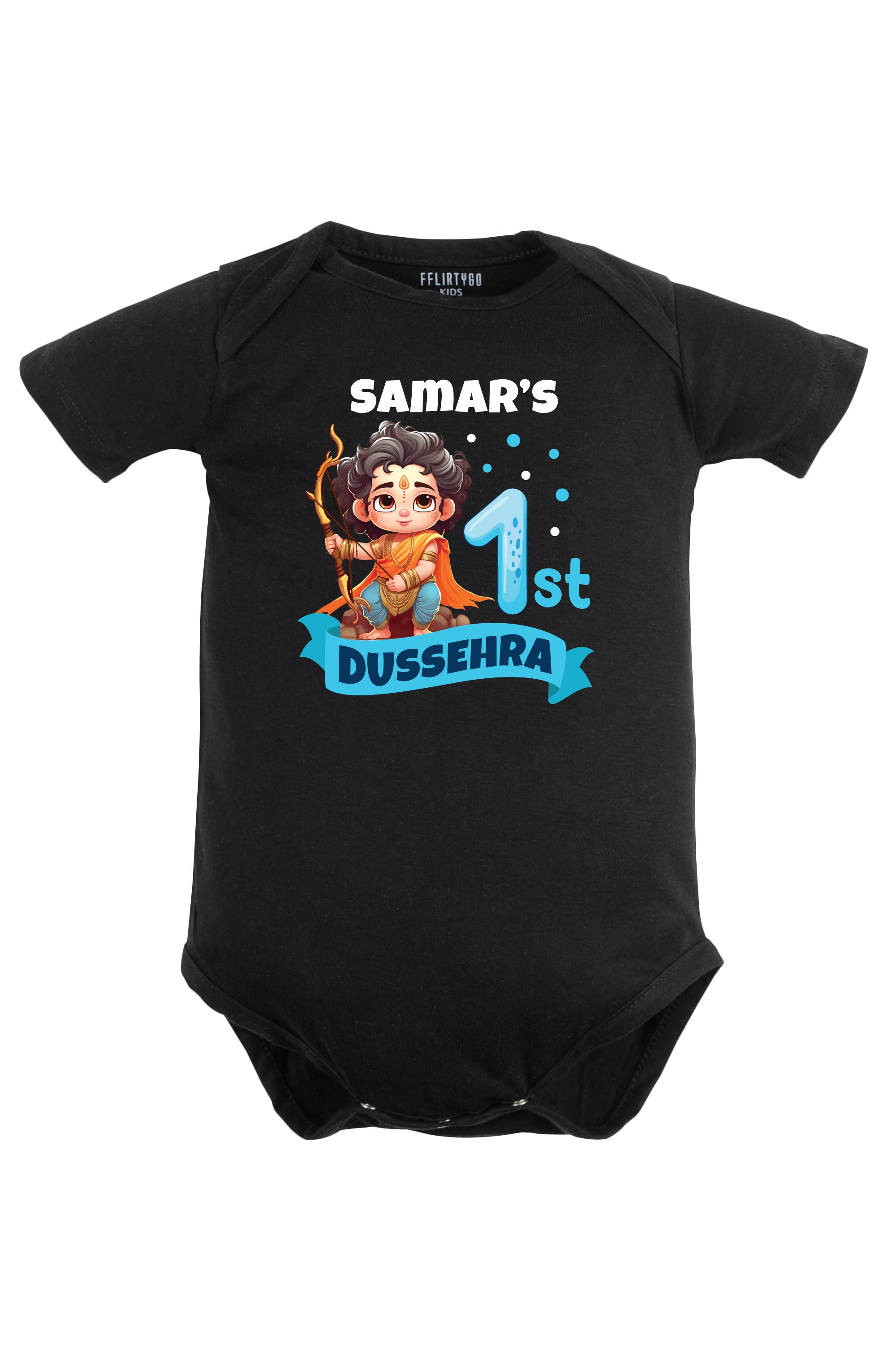 My 1st Dussehra Baby Romper | Onesies w/ Custom Name