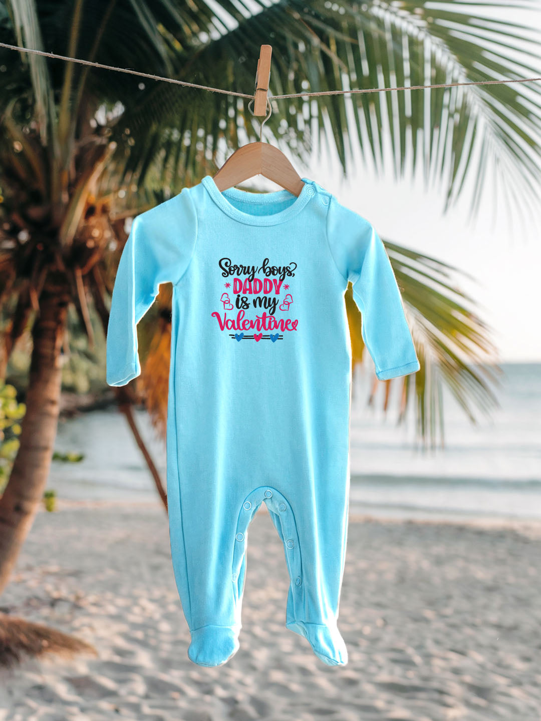 Sorry Boys Daddy Is My Valentine Baby Romper | Onesies