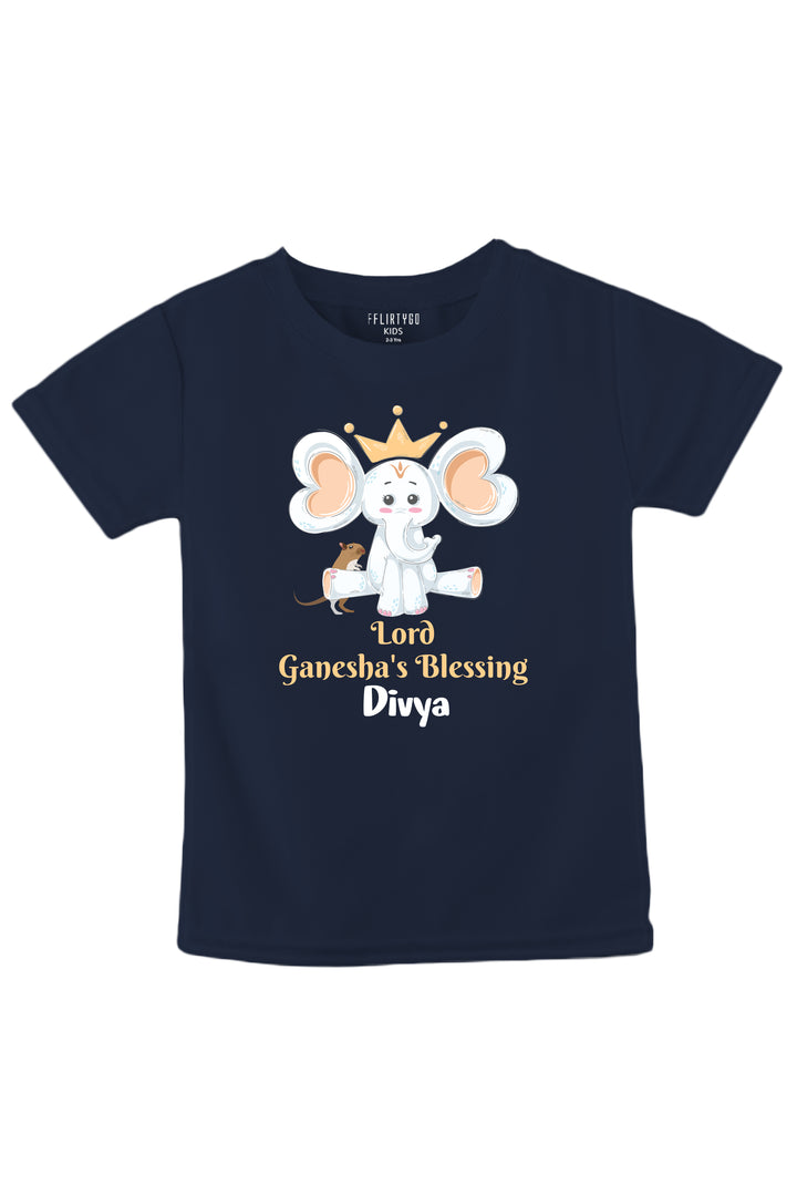 Lord Ganesha's Blessing Kids T Shirt