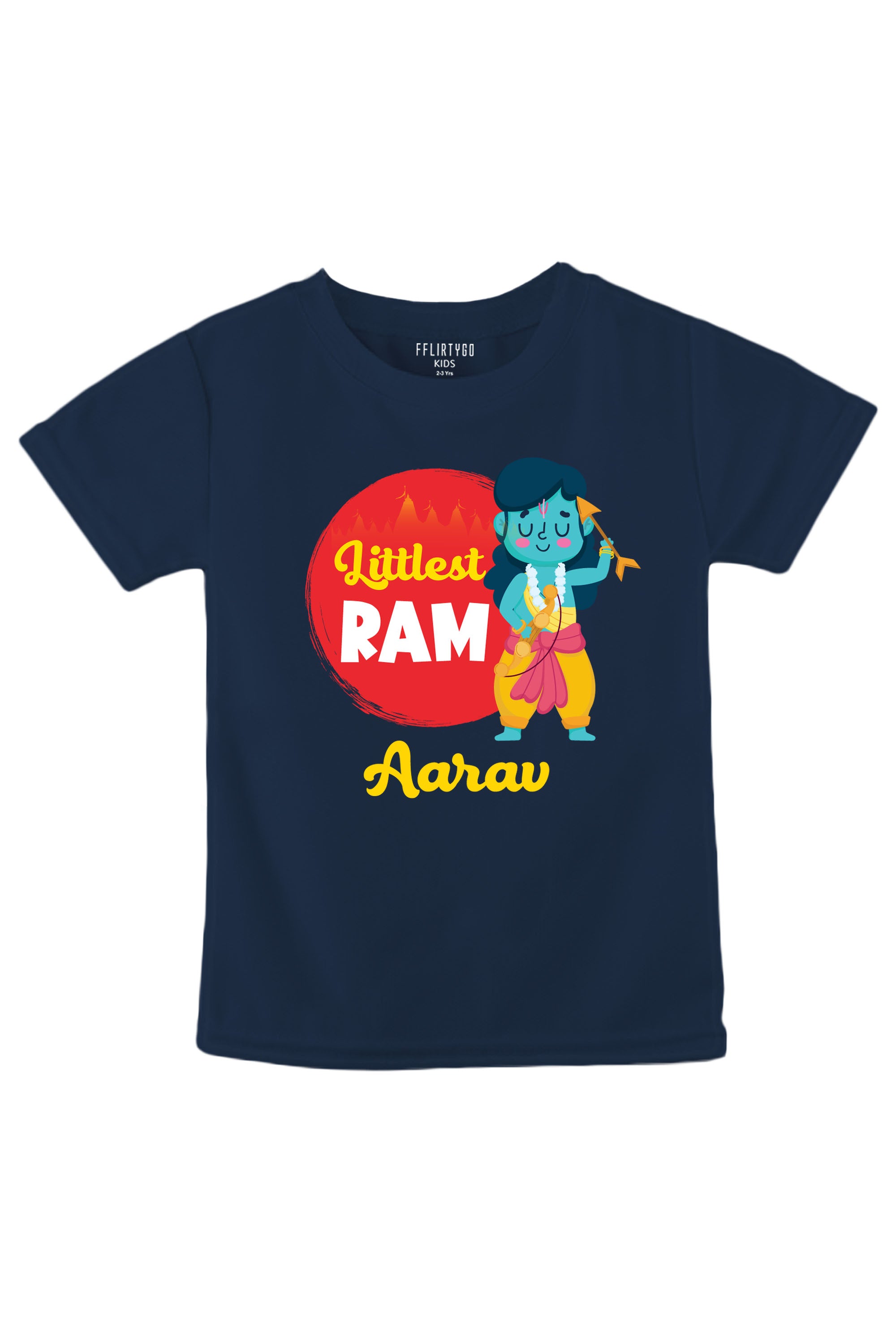 Littlest Ram Kids T Shirt w/ Custom Name