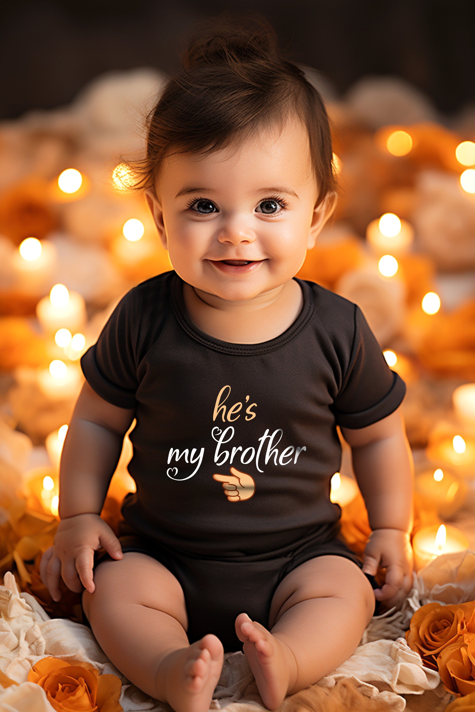 He Is My Brother Baby Romper | Onesies