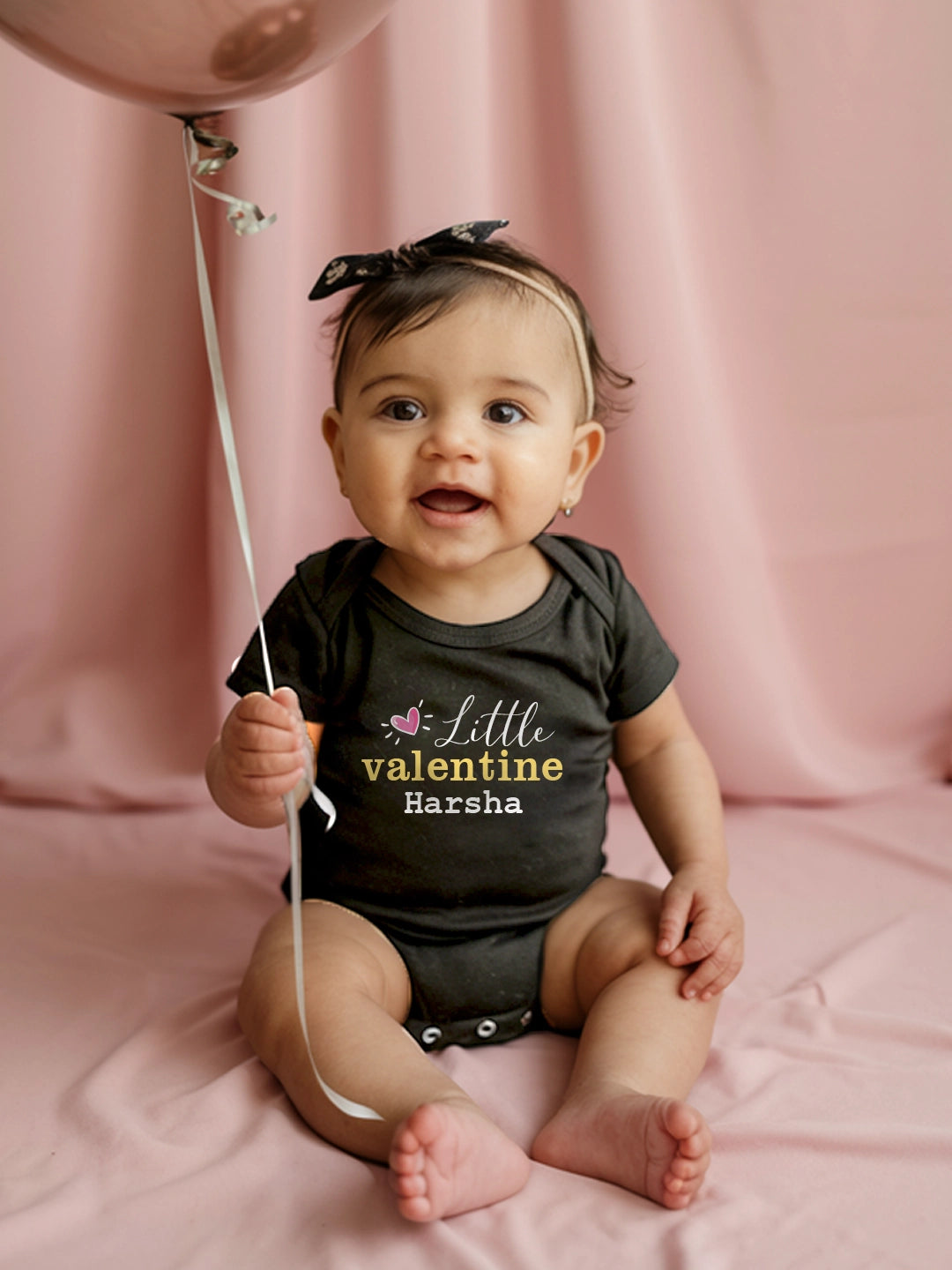 Little Valentine Baby Romper | Onesies w/ Custom Name