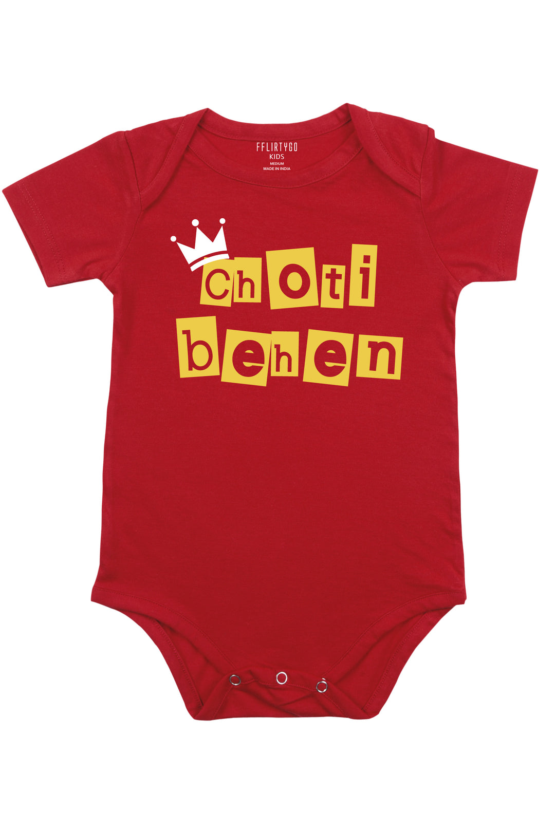 Choti Behen in Box Design Baby Romper | Onesies