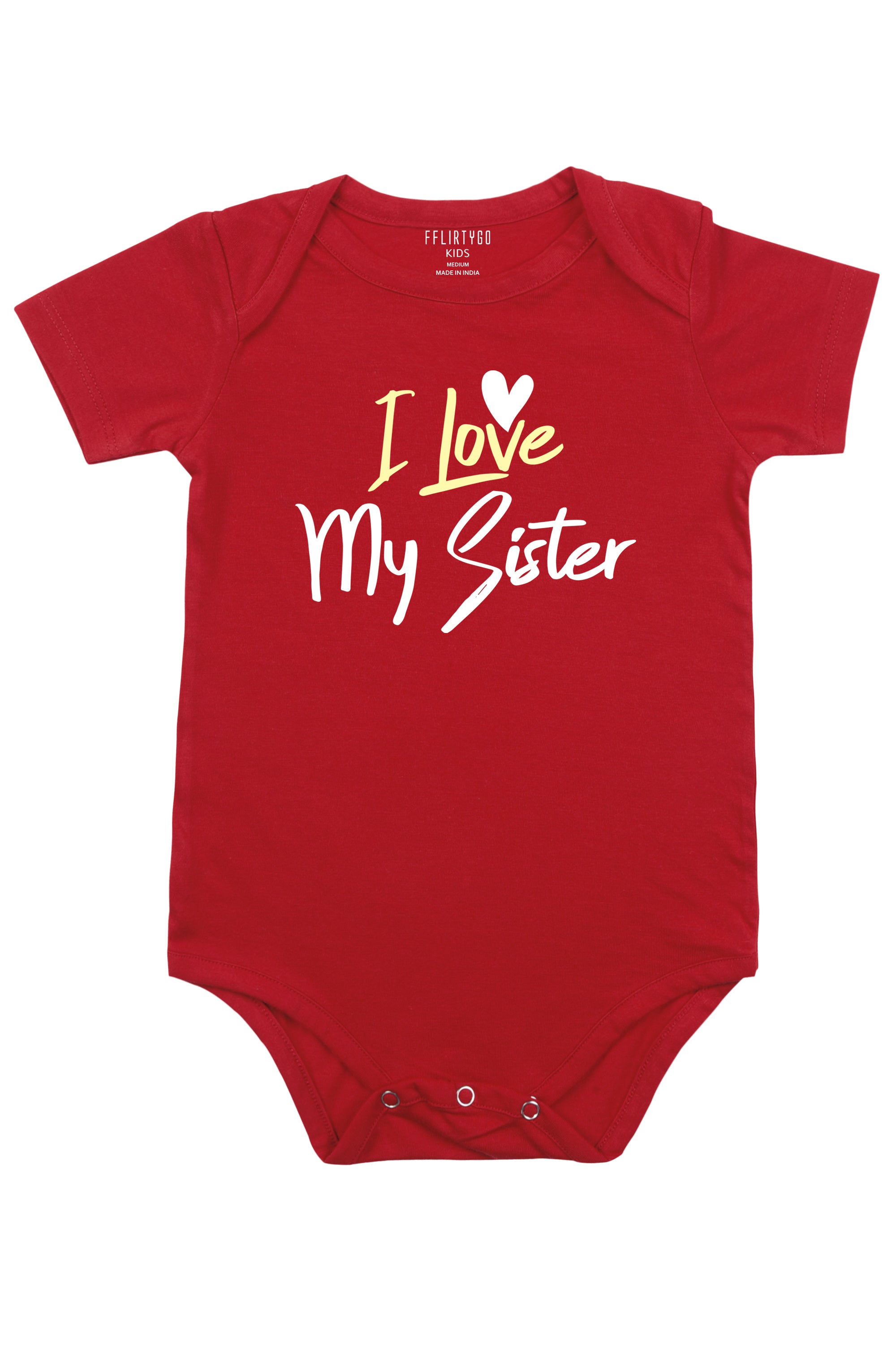 I Love My Sister Baby Romper | Onesies