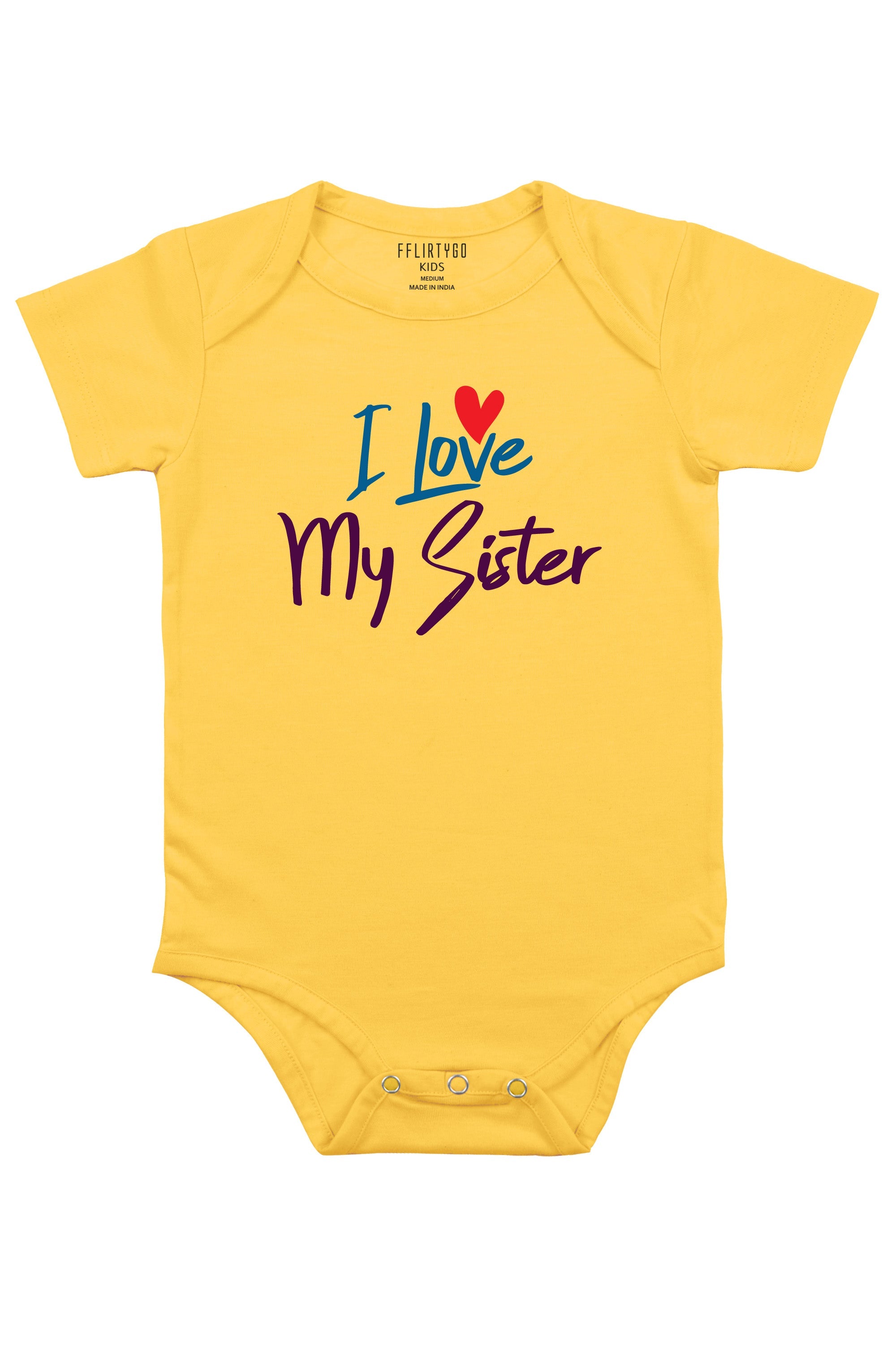 I Love My Sister Baby Romper | Onesies