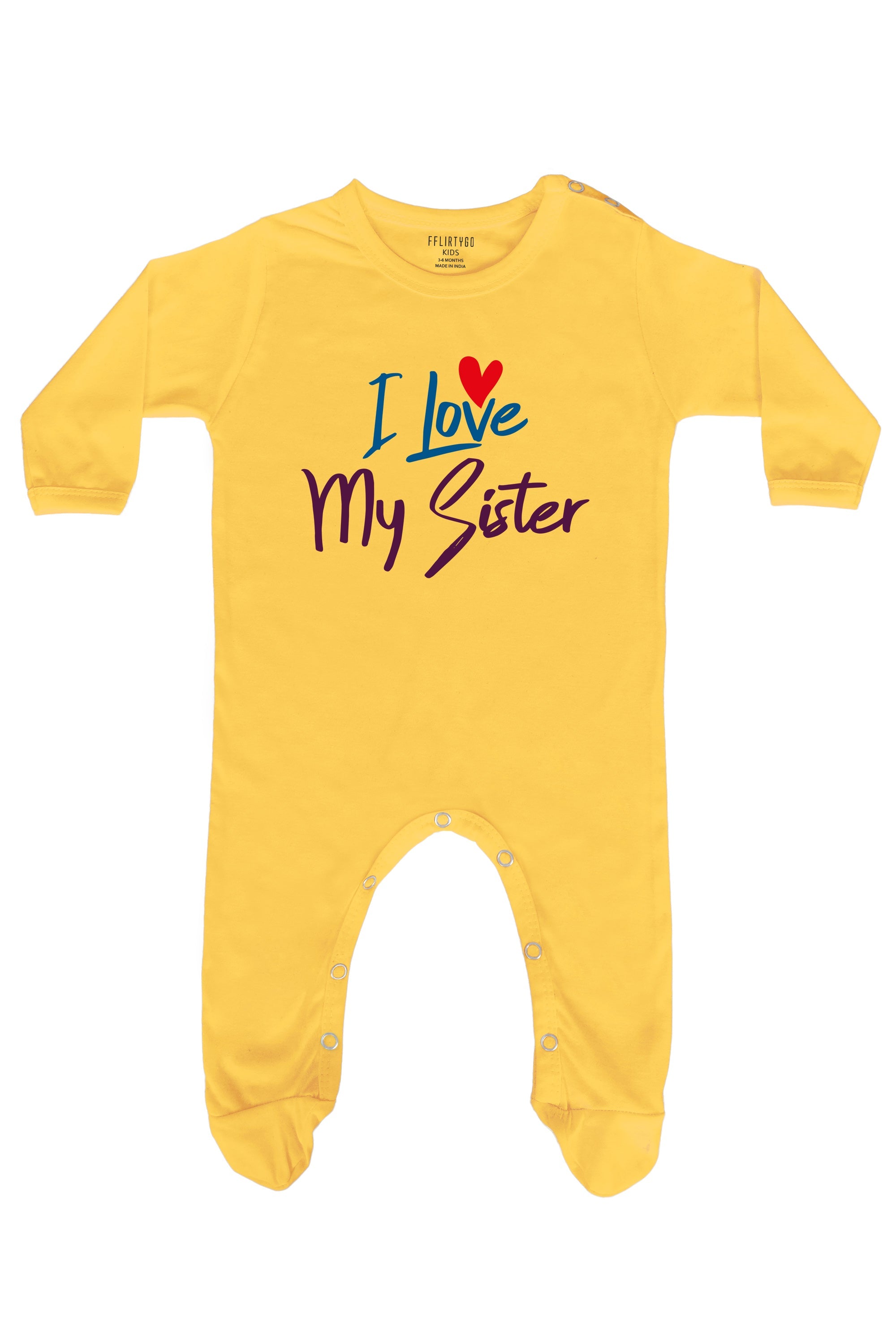 I Love My Sister Baby Romper | Onesies