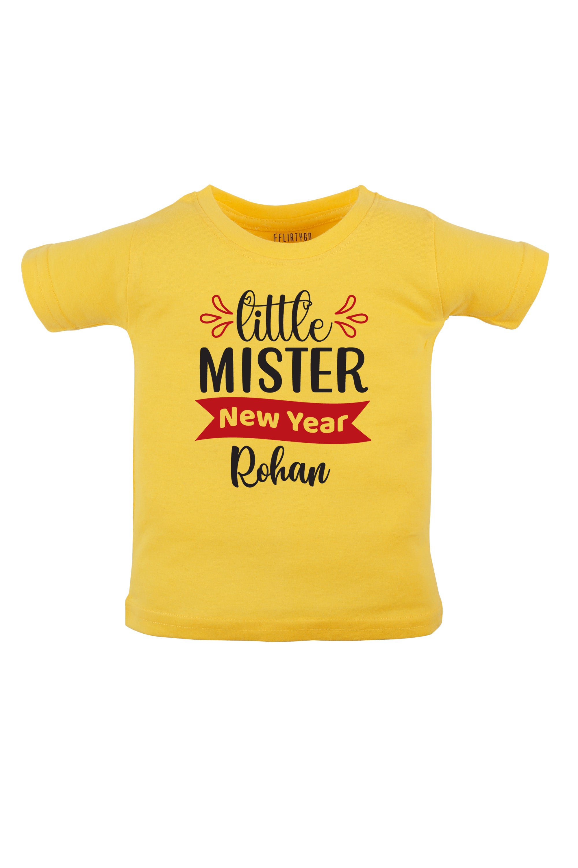 Little Mister New year Kids T Shirt w/ Custom Name