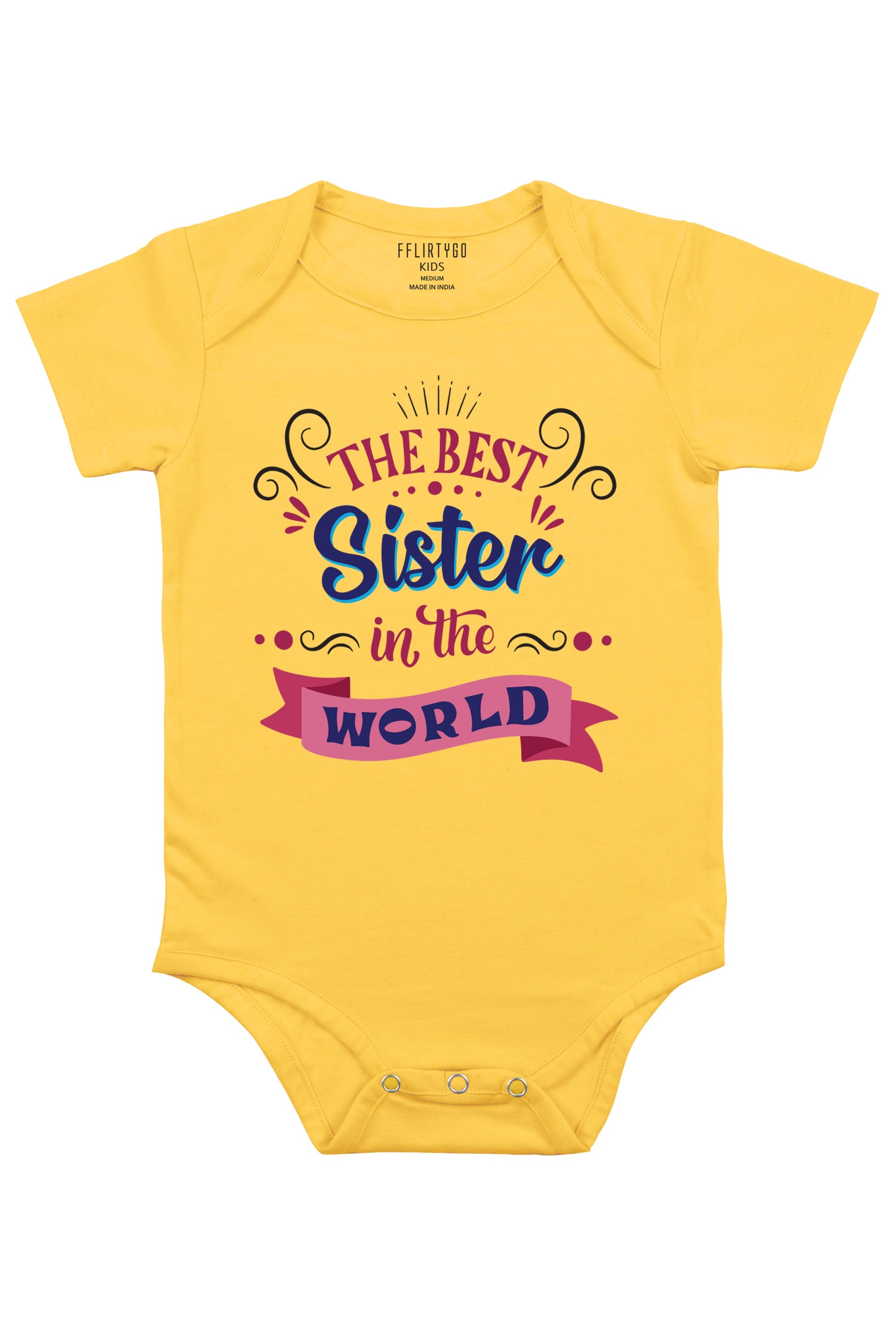 The Best Sister In The World Baby Romper | Onesies