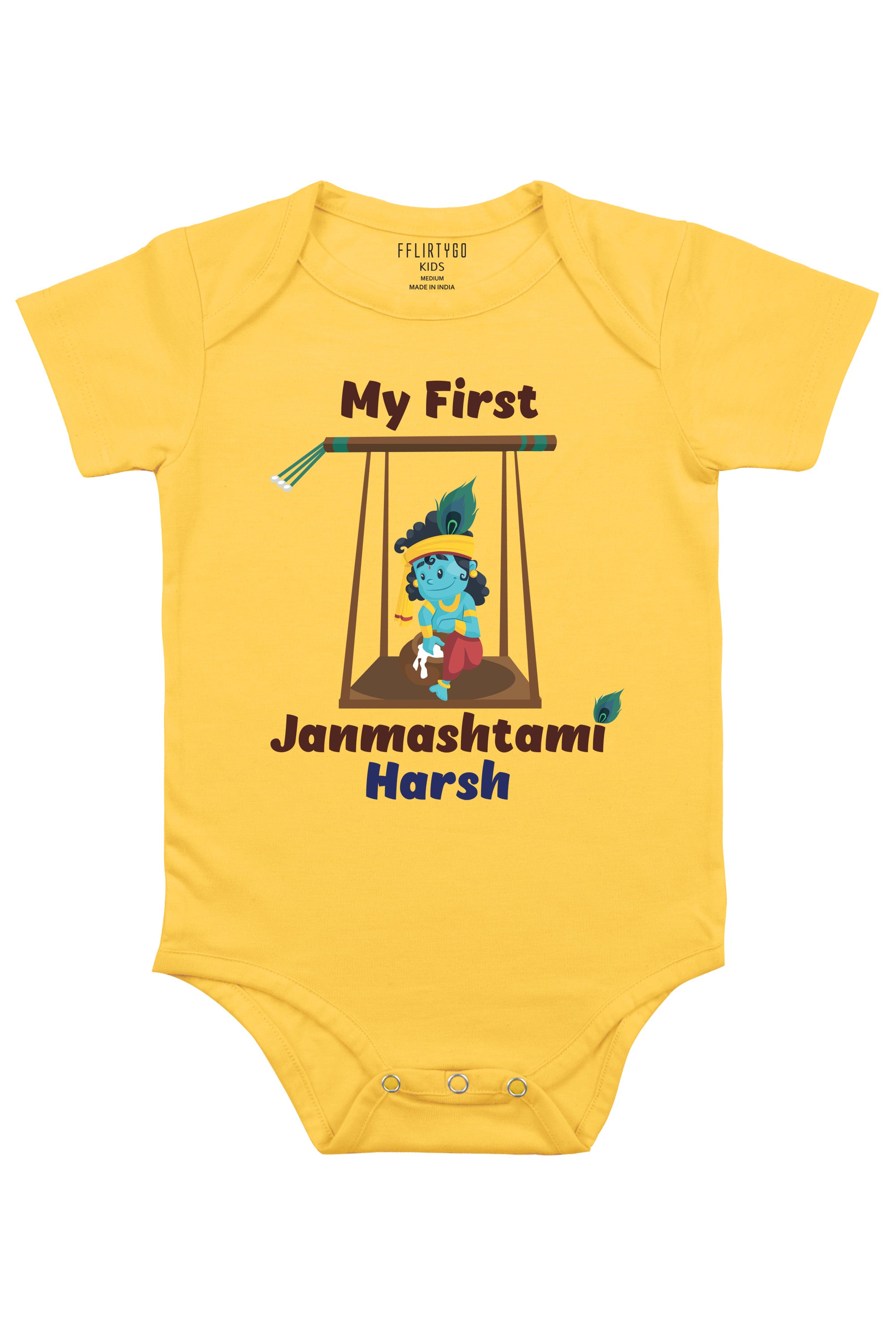 My First Janmashtami Baby Romper | Onesies w/ Custom Name