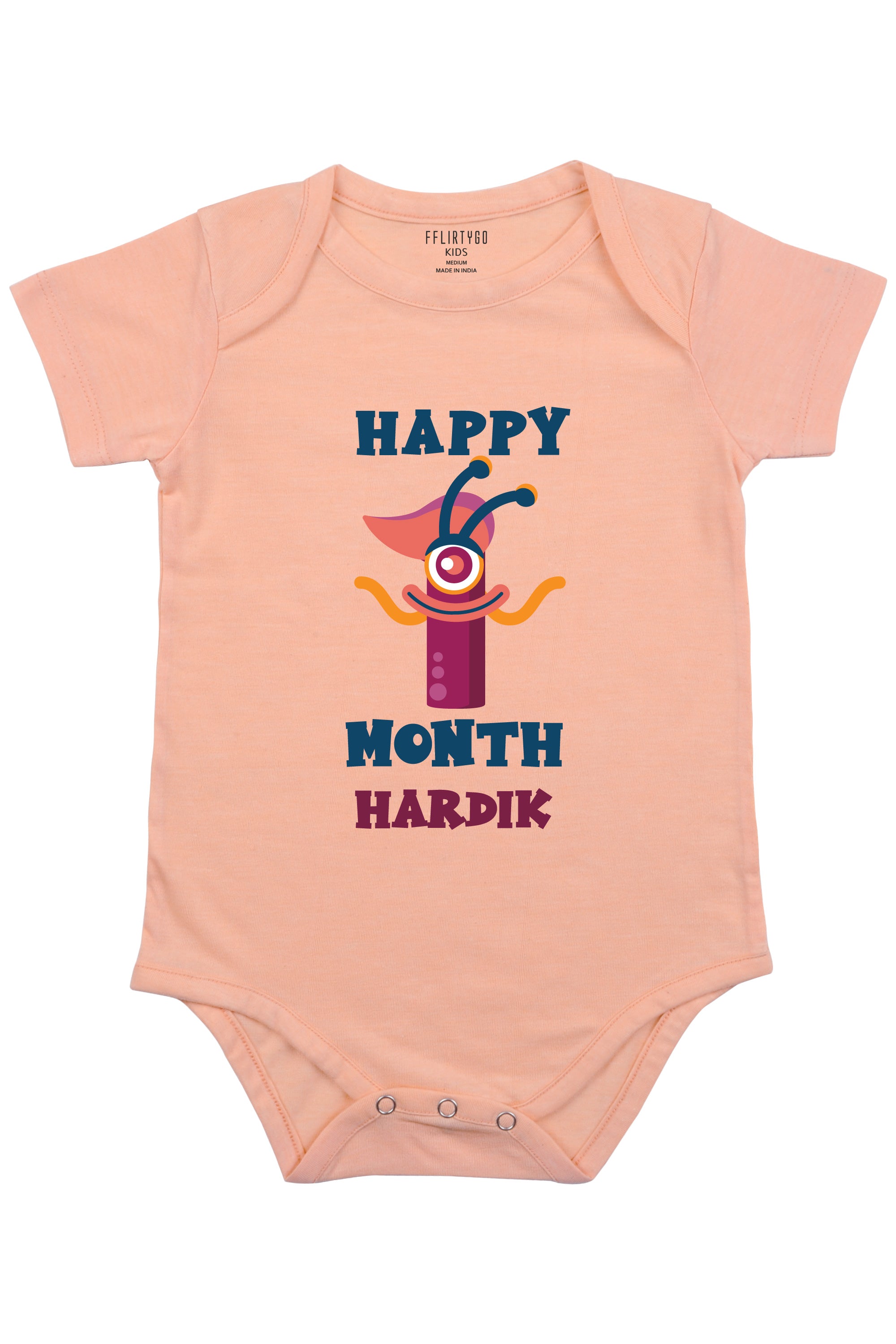 One Month Birthday Baby Romper | Onesies w/ Custom Name