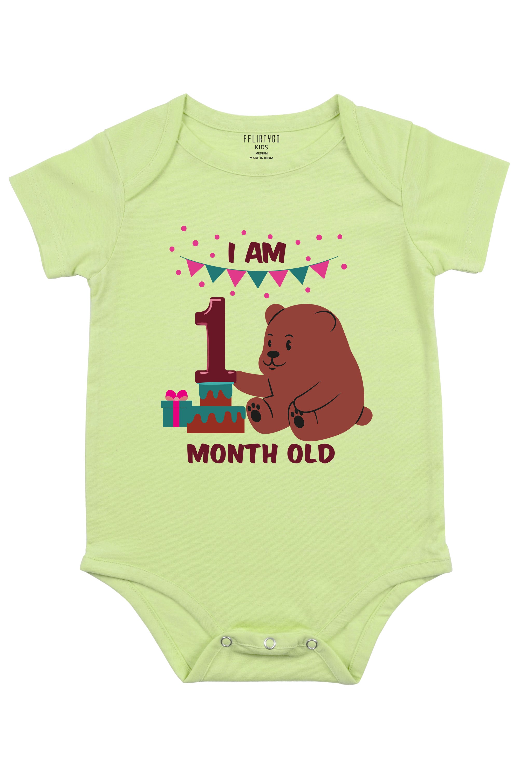 One Month Milestone Baby Romper | Onesies