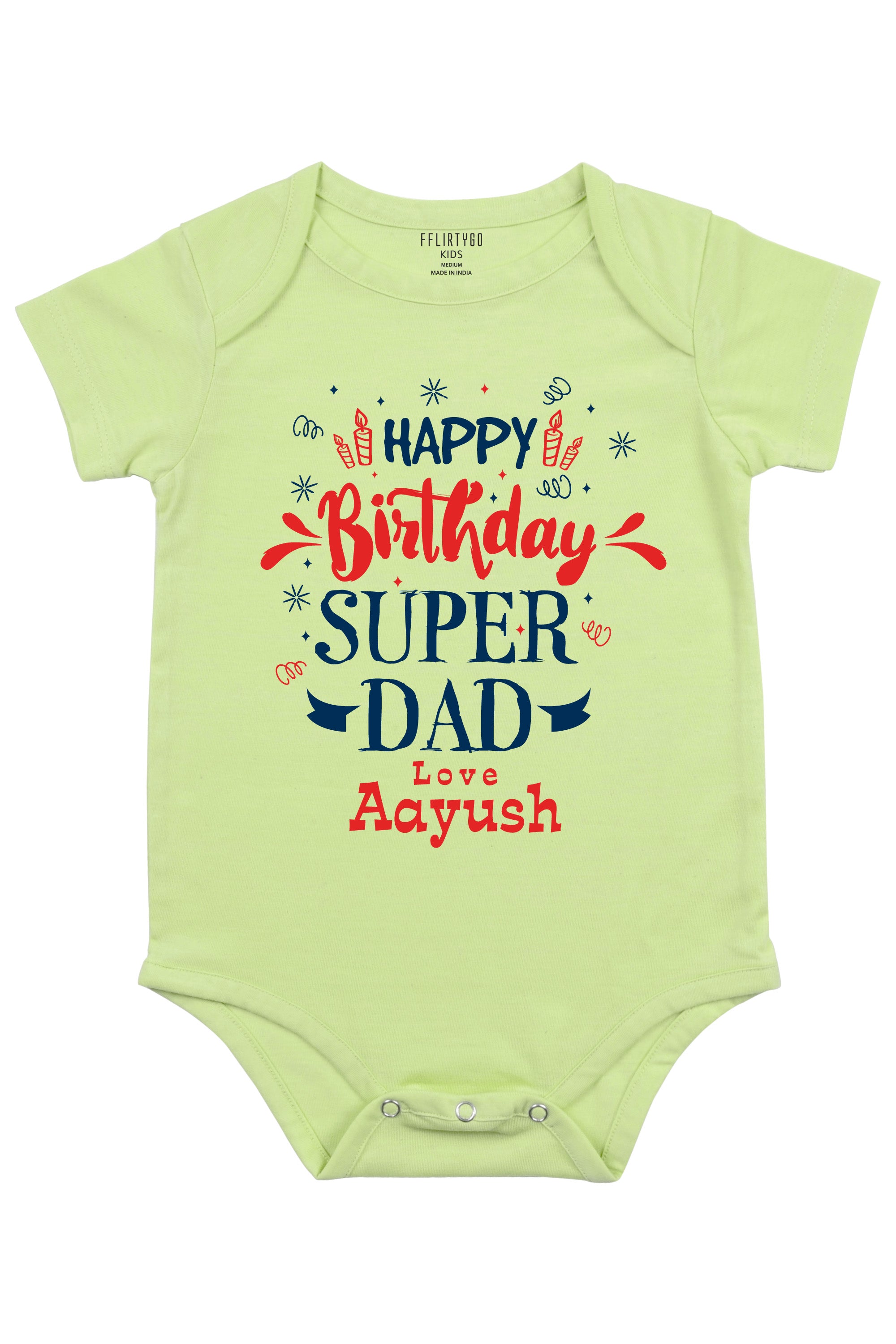 Super Dad Custom Baby Romper | Onesies w/ Custom Name