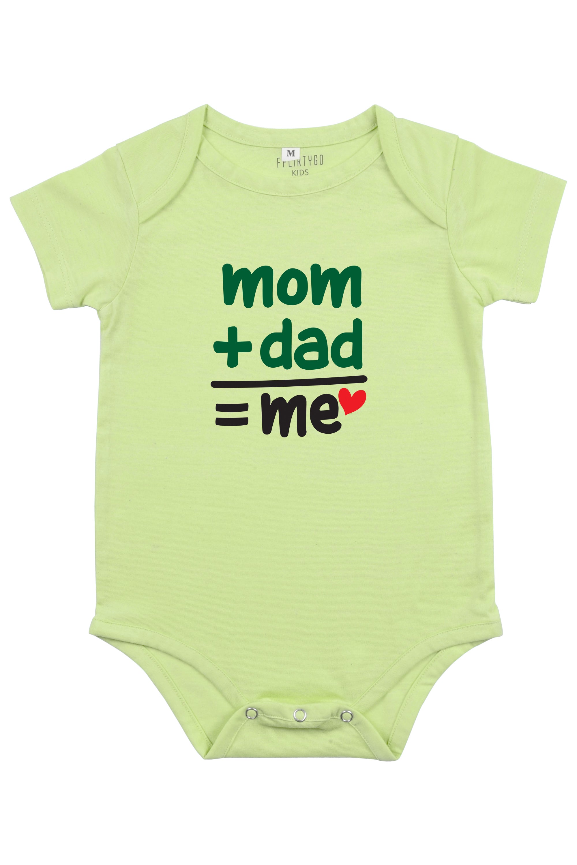 Mom and Dad Equal Me Baby Romper | Onesies