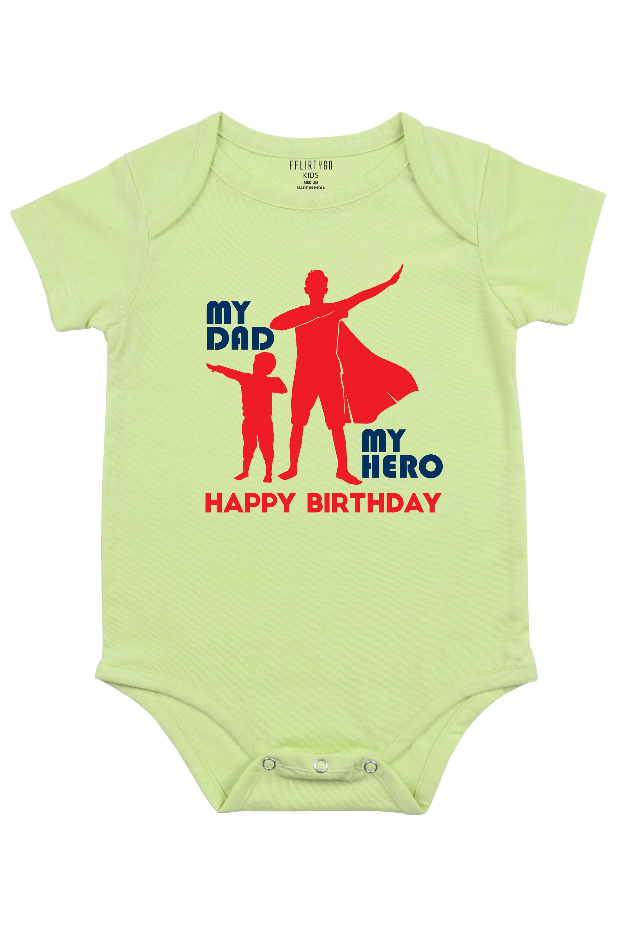 My Dad My  Hero Baby Romper | Onesies