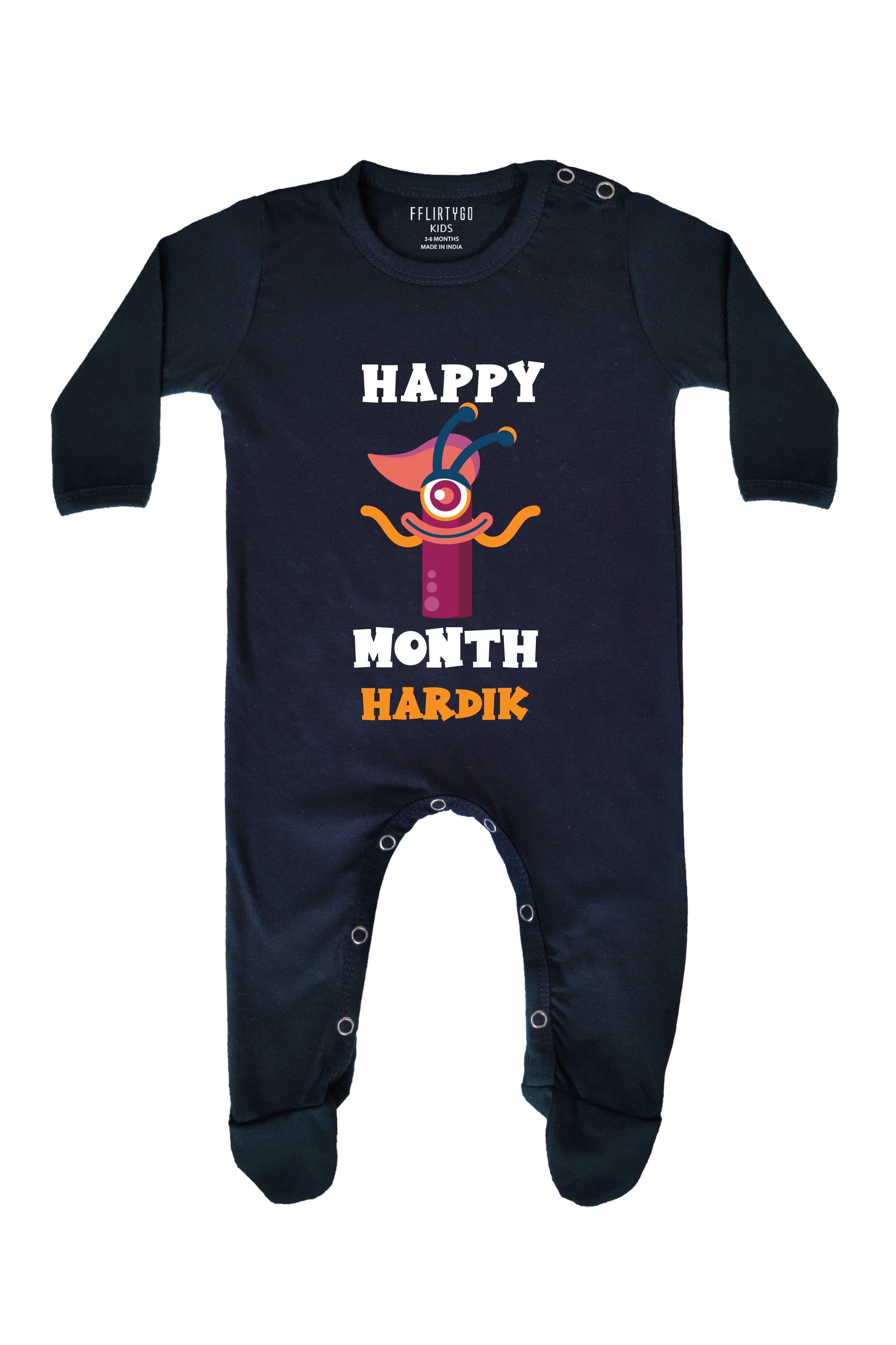 One Month Birthday Baby Romper | Onesies w/ Custom Name