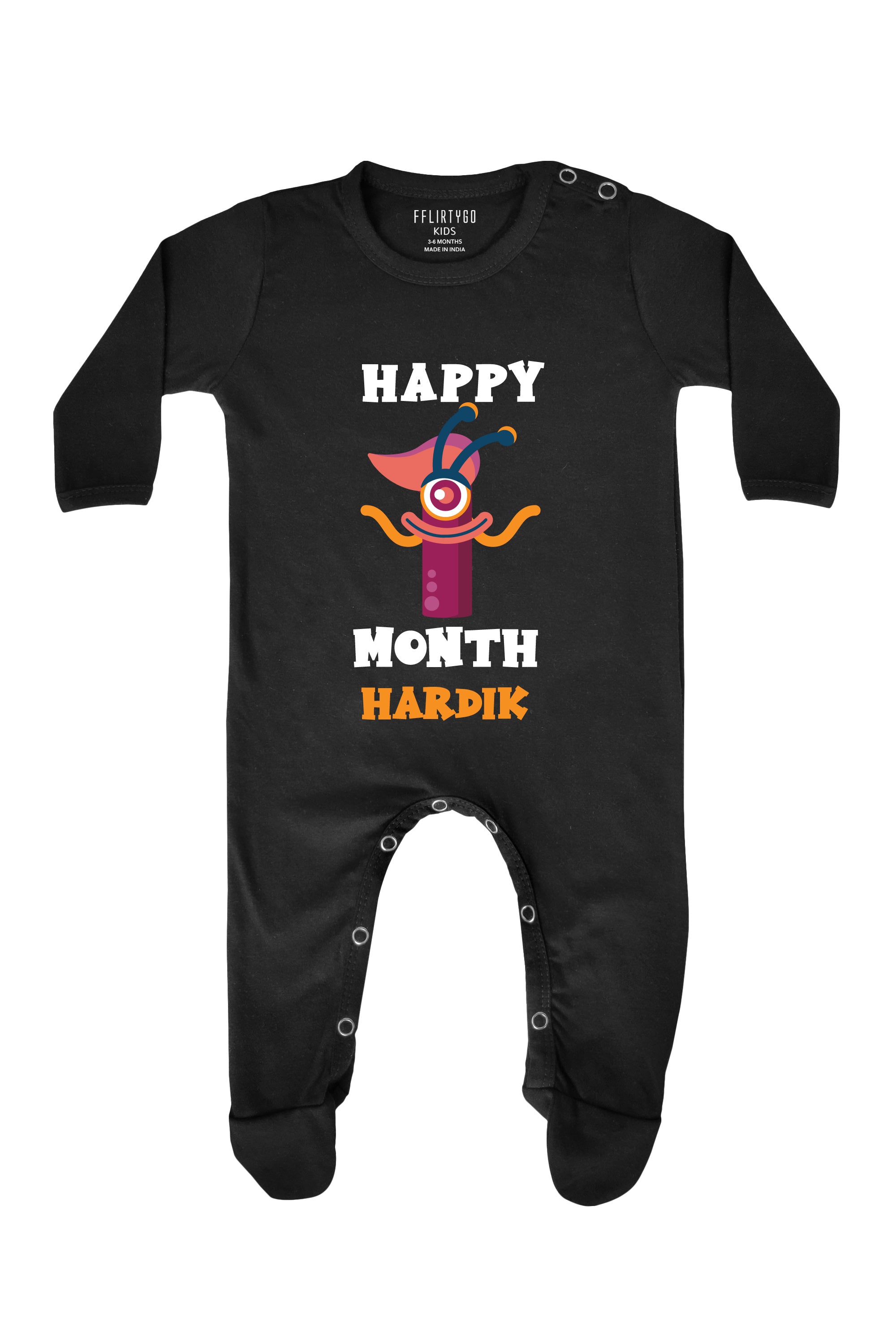 One Month Birthday Baby Romper | Onesies w/ Custom Name