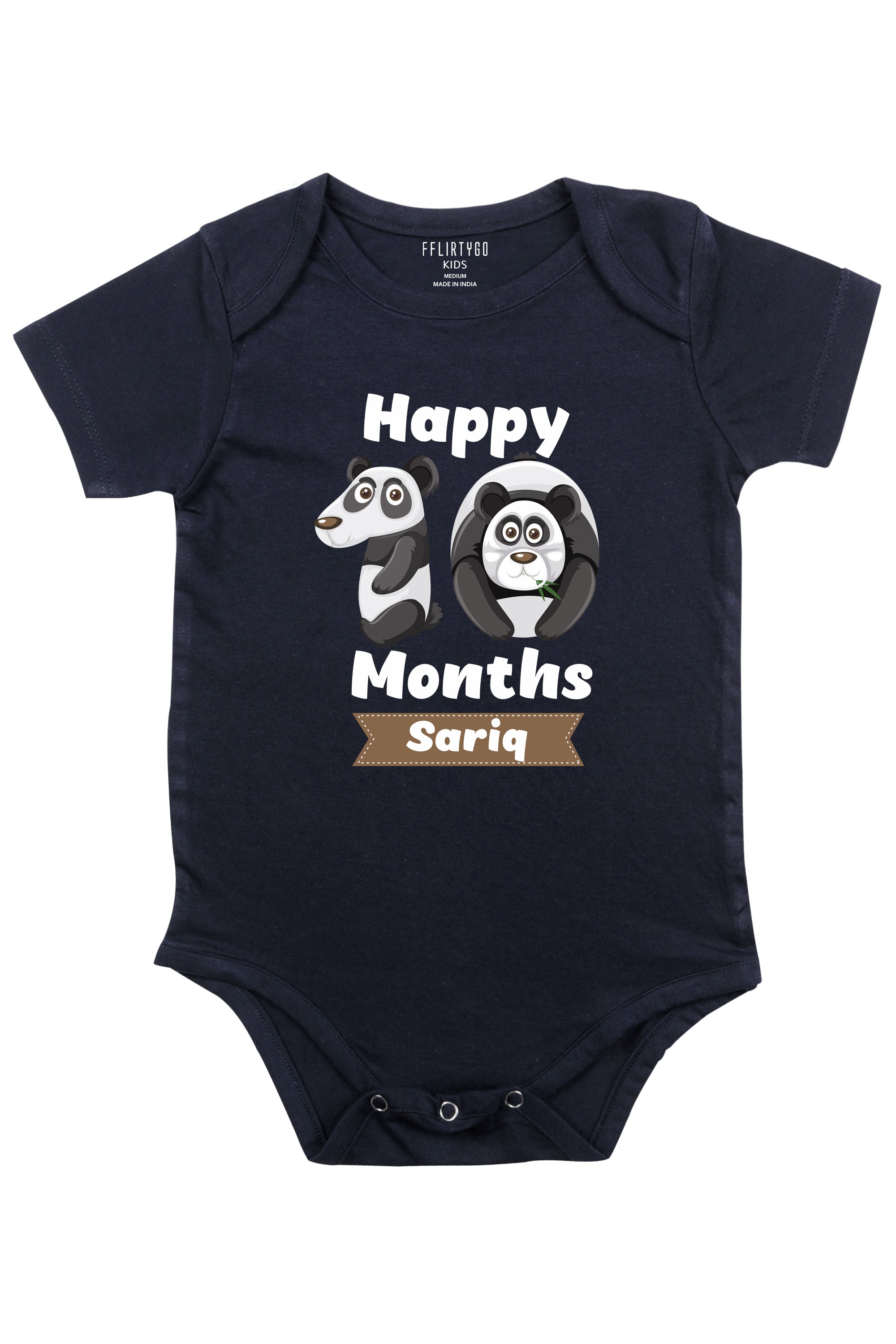 Ten Month Milestone Baby Romper | Onesies w/ Custom Name