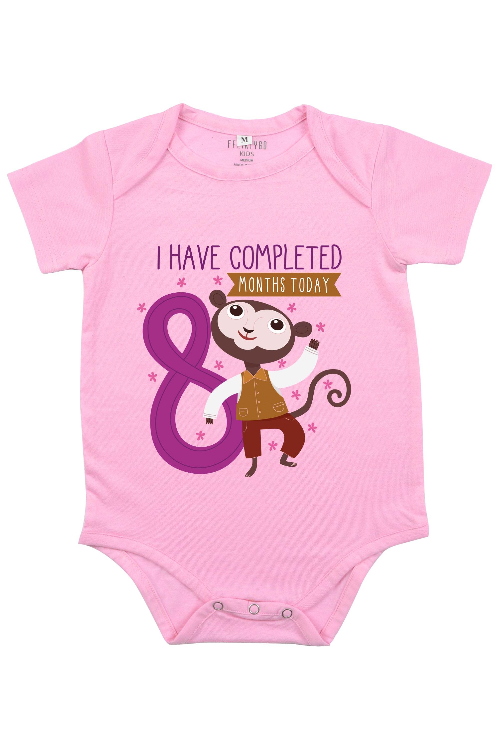 I Have Completed Eight Months Today Romper - FflirtyGo