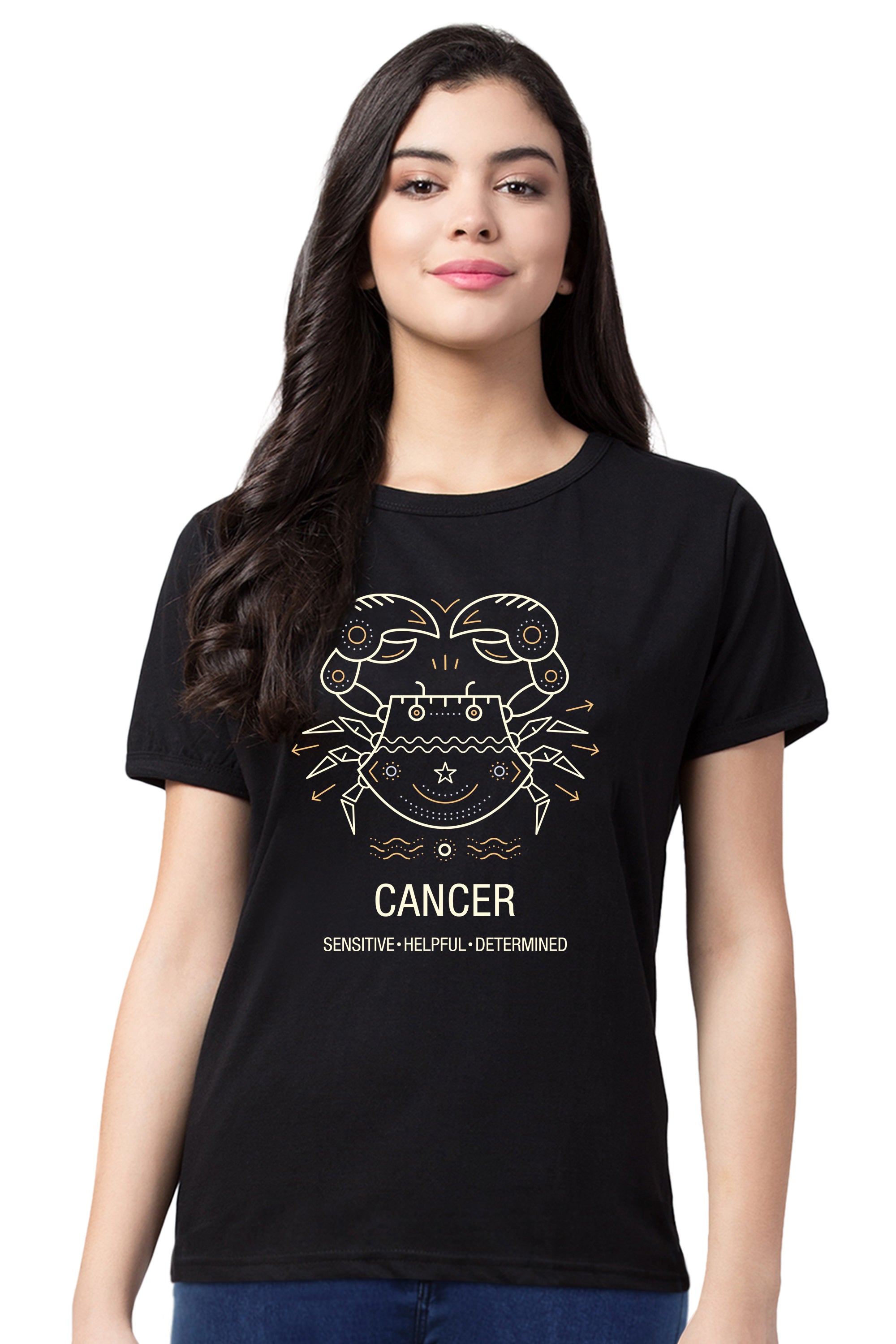 FflirtyGo Cancer Sign Printed T-Shirt - FflirtyGo