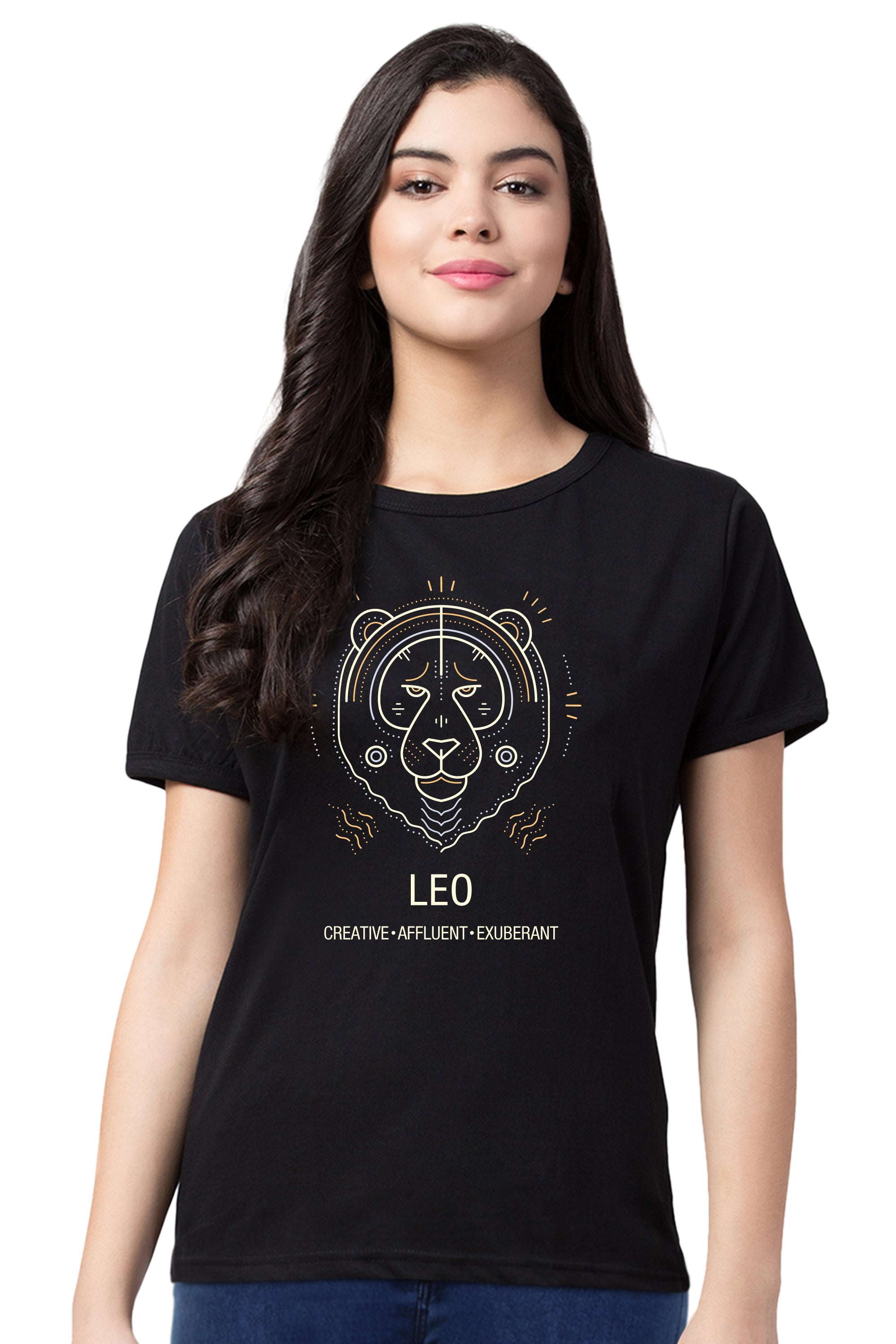 FflirtyGo Leo Sign Printed T-Shirt - FflirtyGo