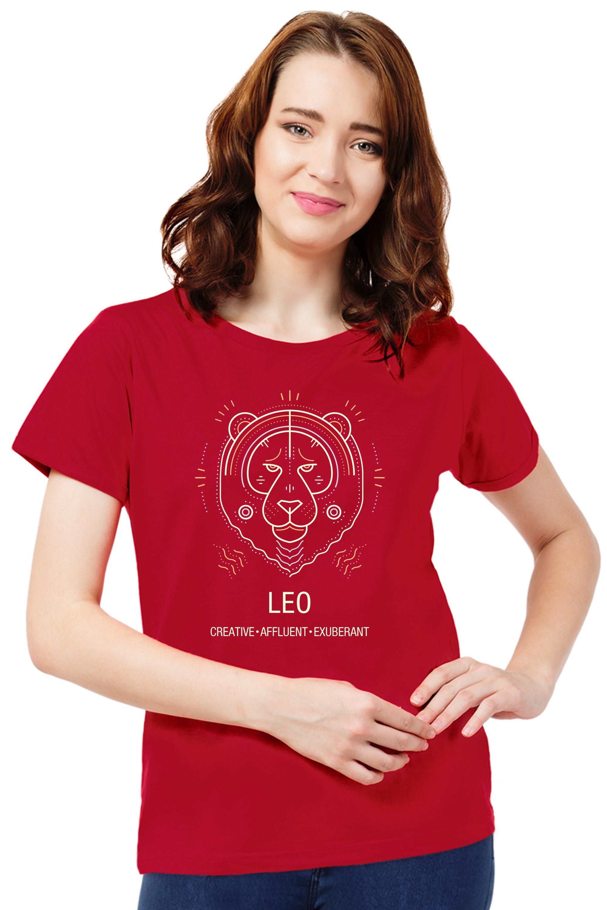 FflirtyGo Leo Sign Printed T-Shirt - FflirtyGo