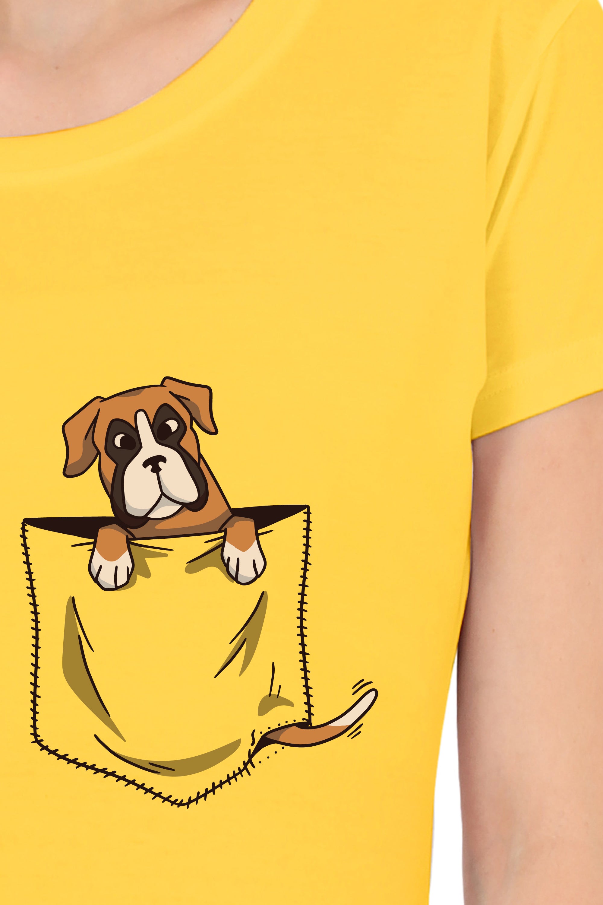 Pet Dog In Pocket