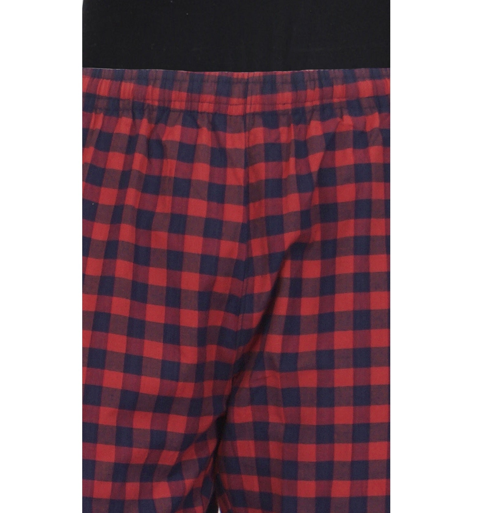 Red & Navy Check Pyjama - FflirtyGo